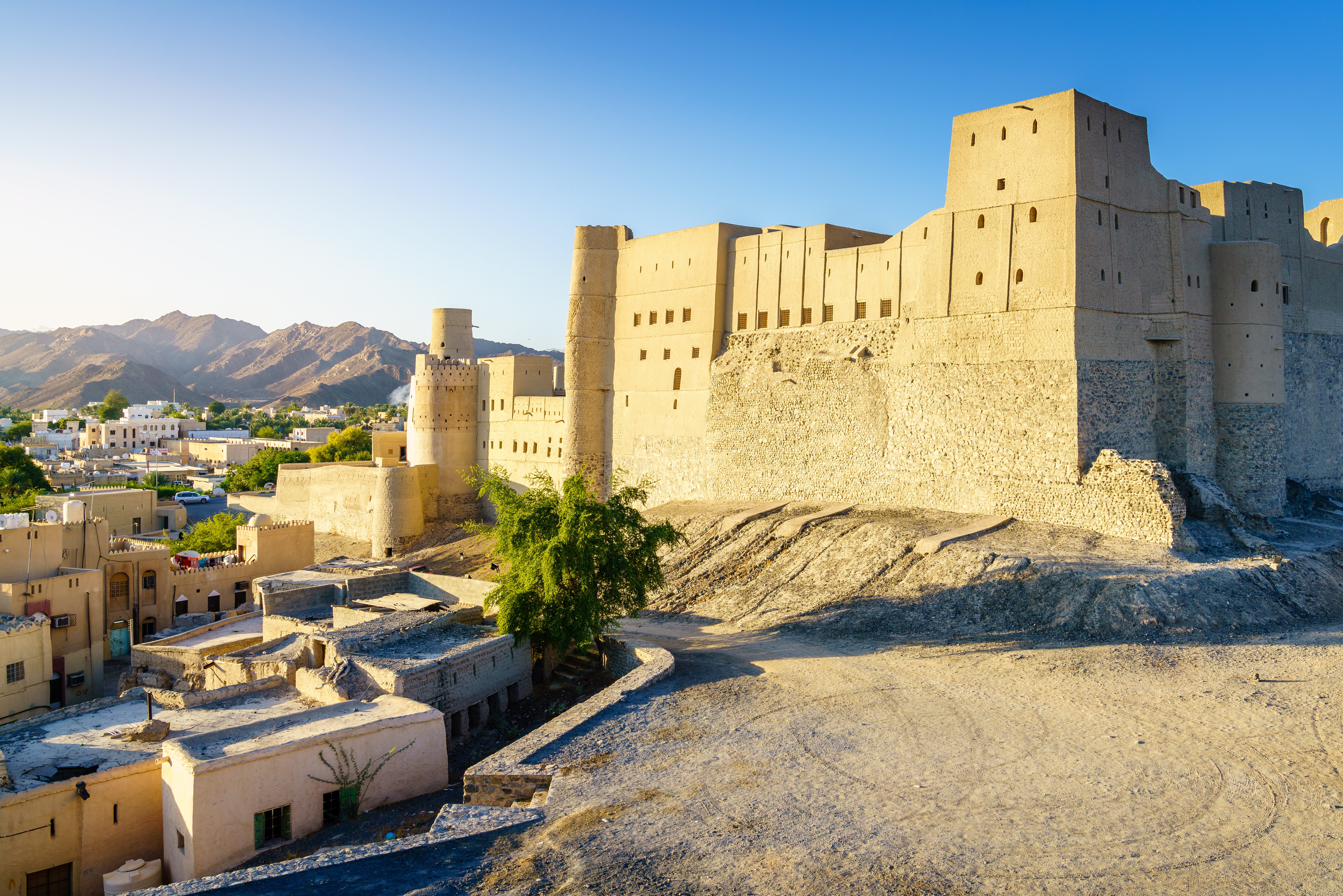 Bahla fort bij Nizwa in Oman