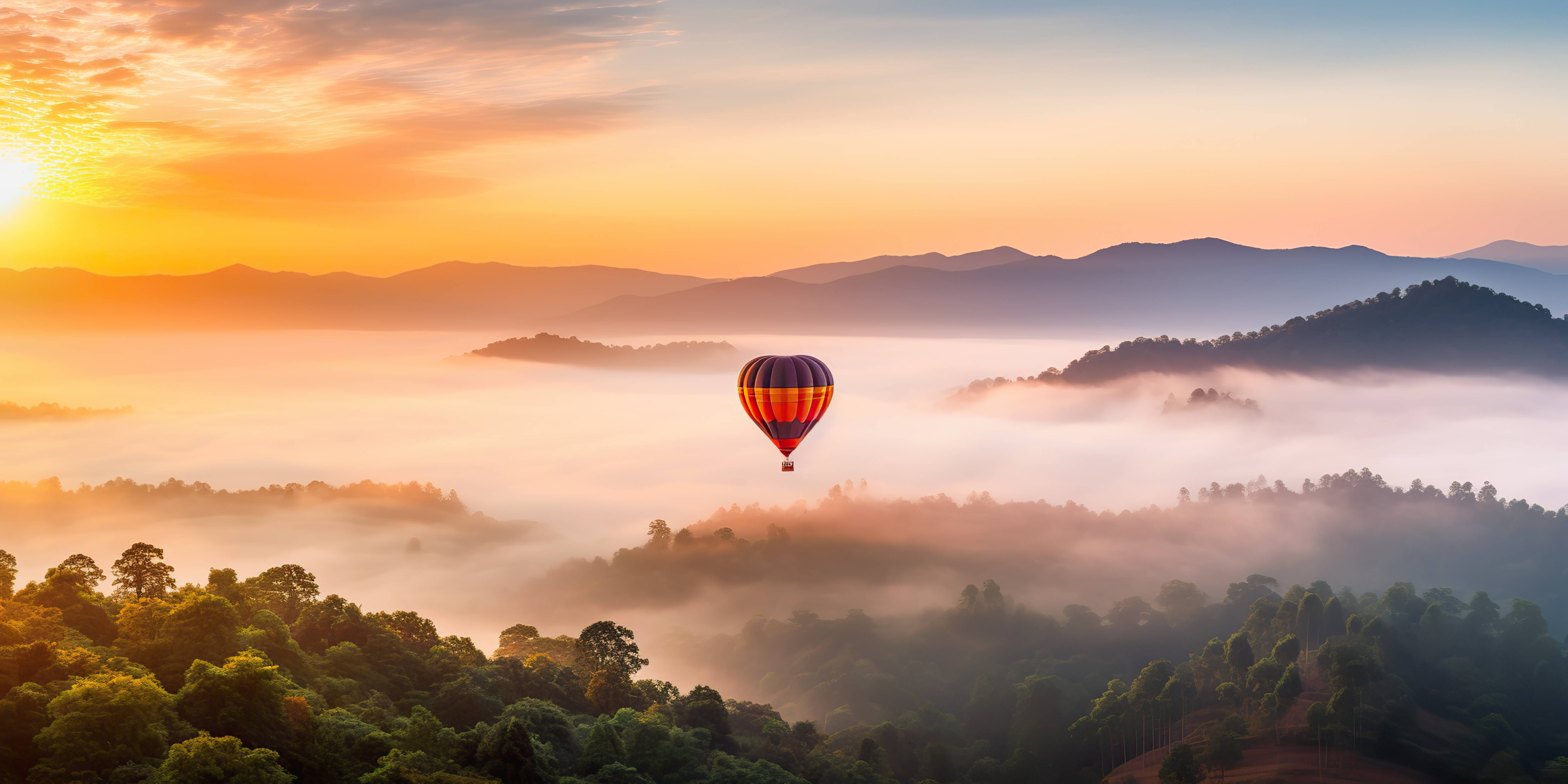 Chaing Mai - Luchtballon