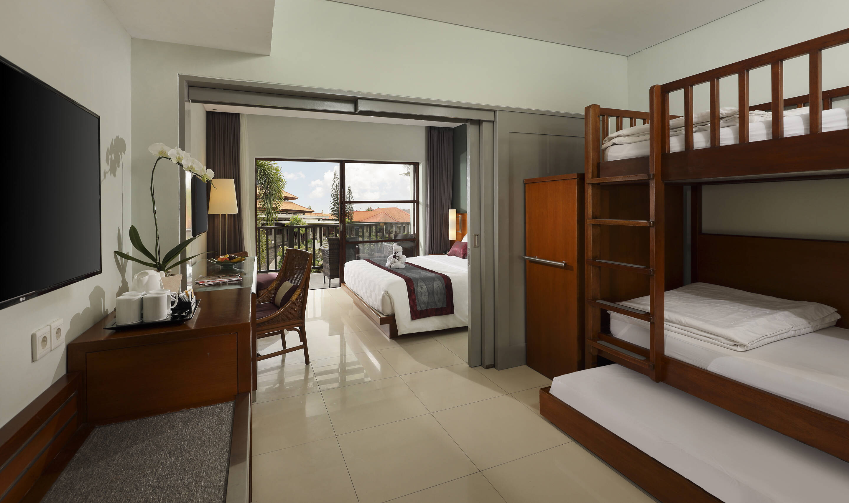 Family Studio in het Bali Dynasty in Kuta op Bali