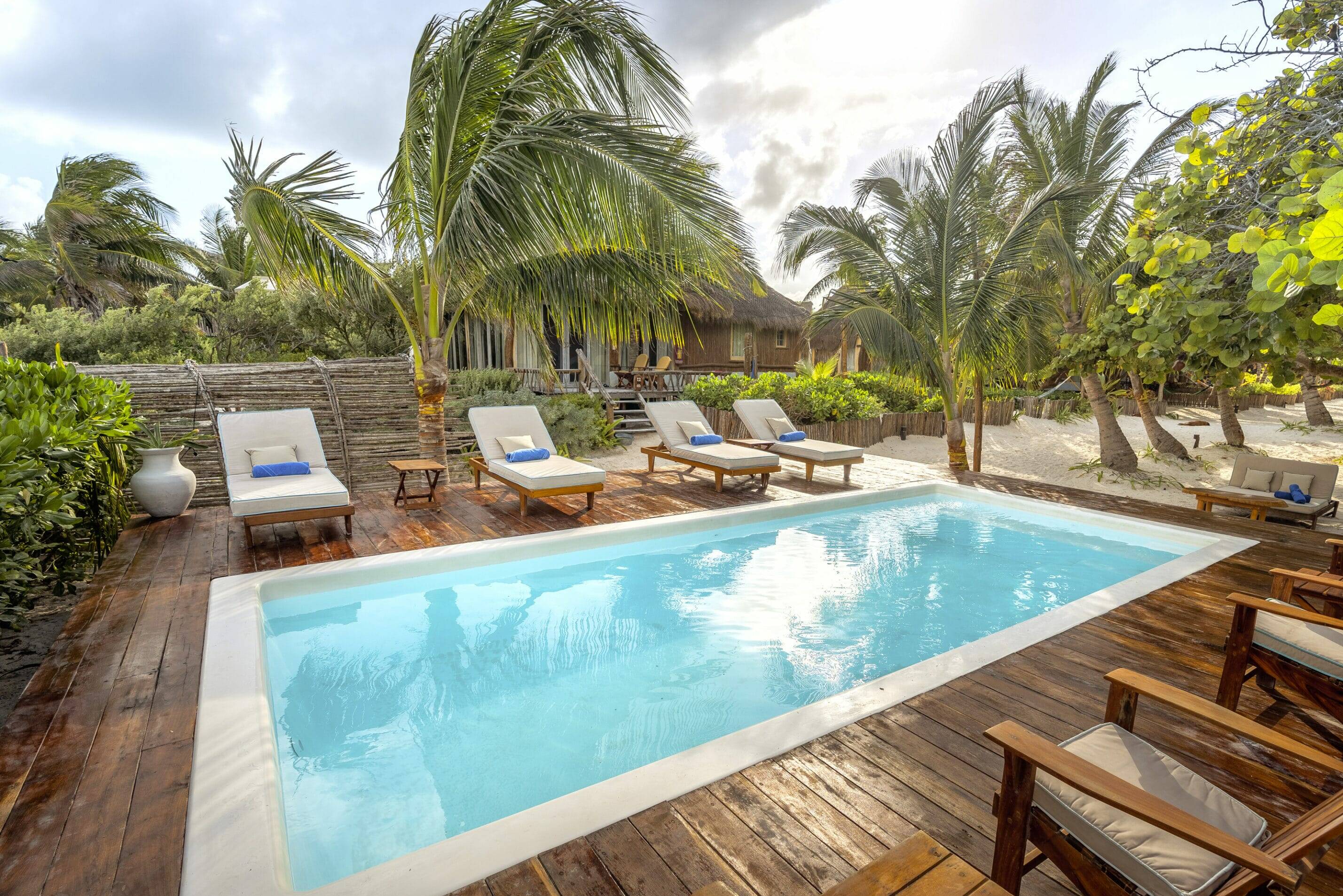 Mexico Tulum Villa Pescadores Zwembad