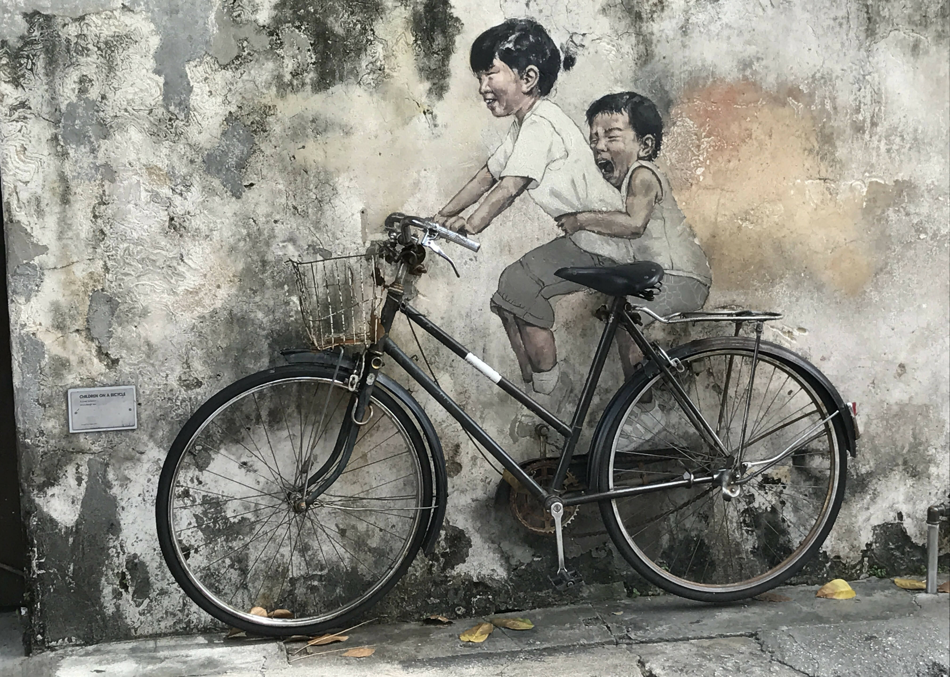 Streetart in Penang Maleisië