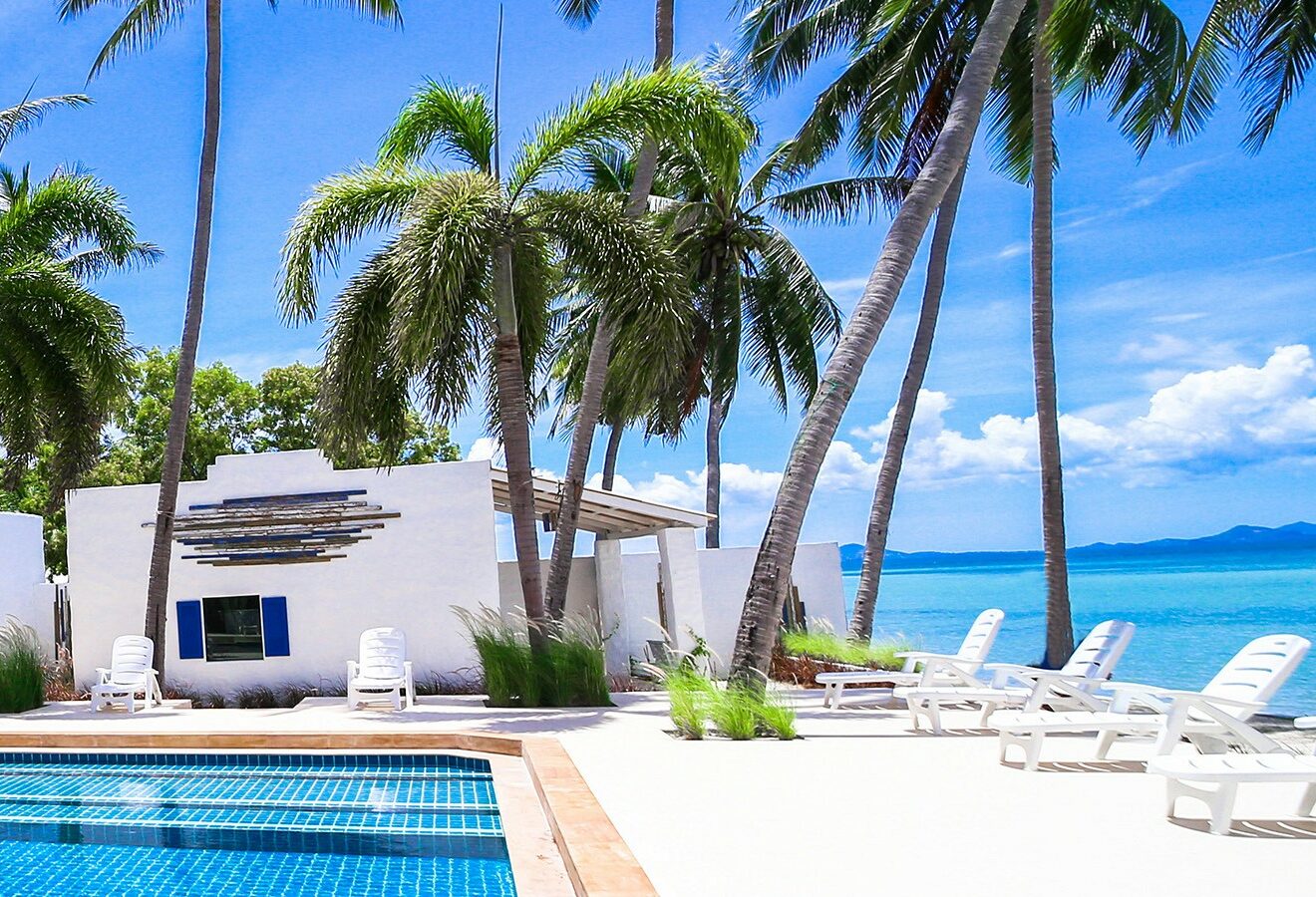 Thailand Koh Phangan Lime Soda Beachfront Resort Zwembad