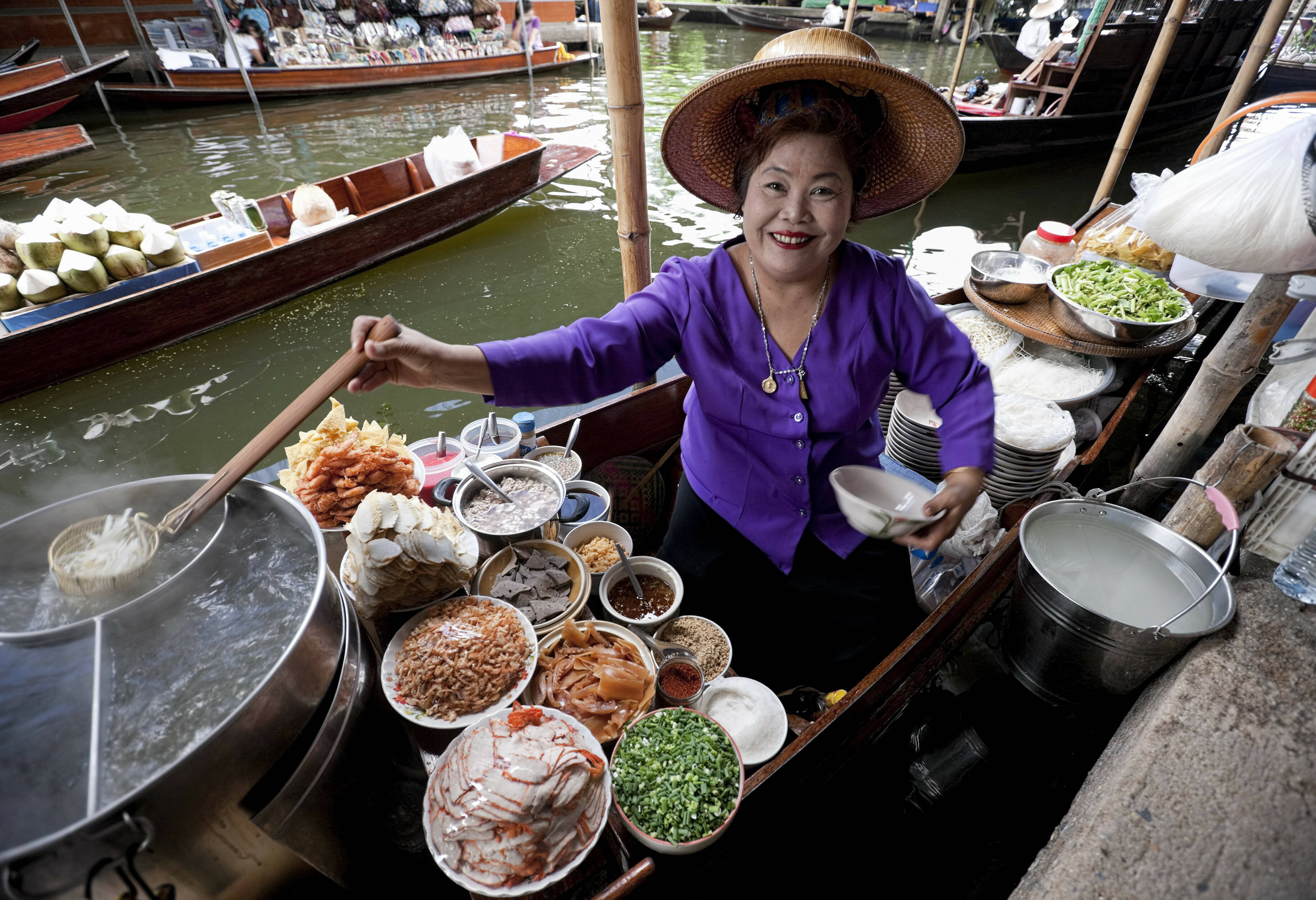 Damnoen Saduak drijvende markt