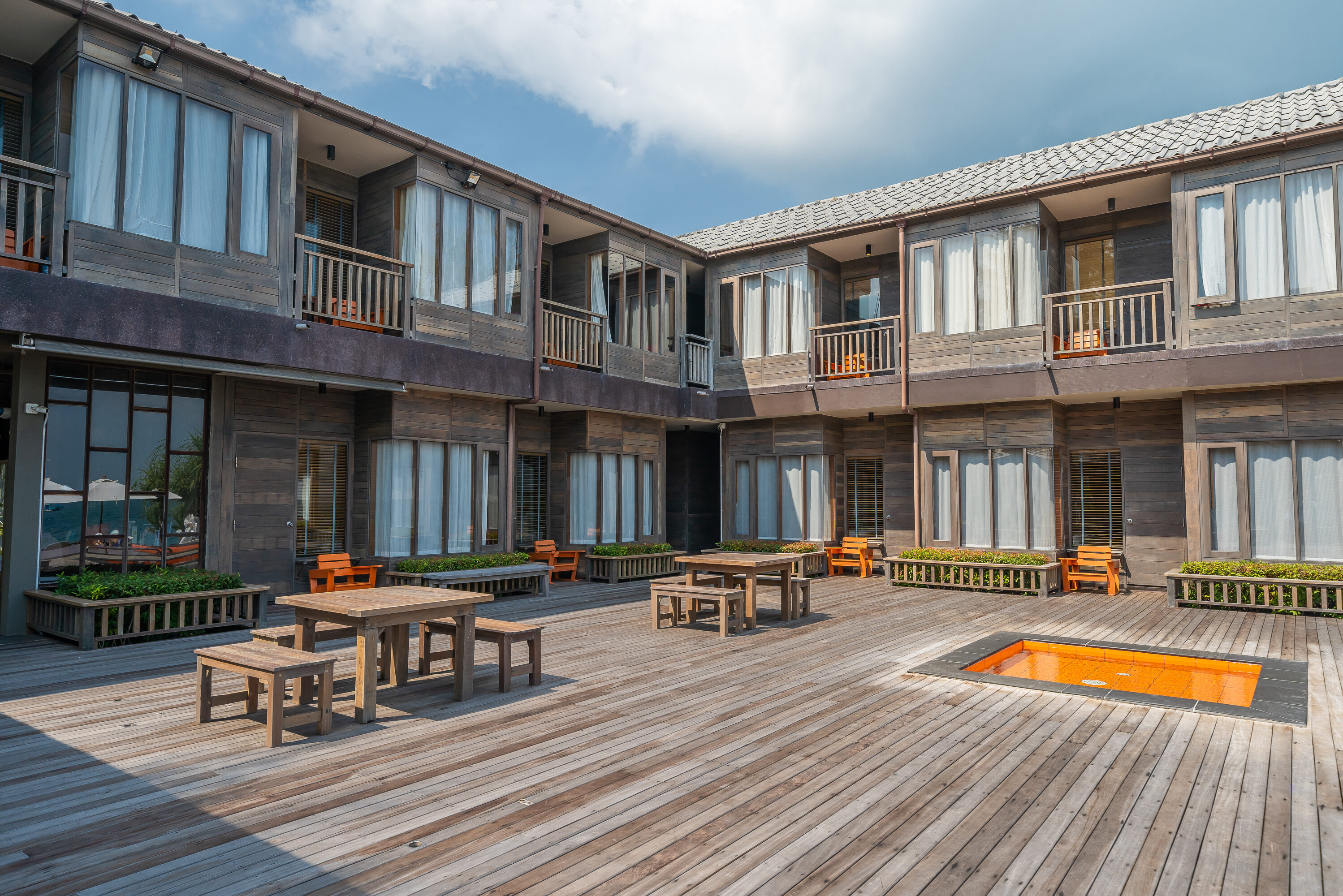 Deluxe Seaview kamers met terras