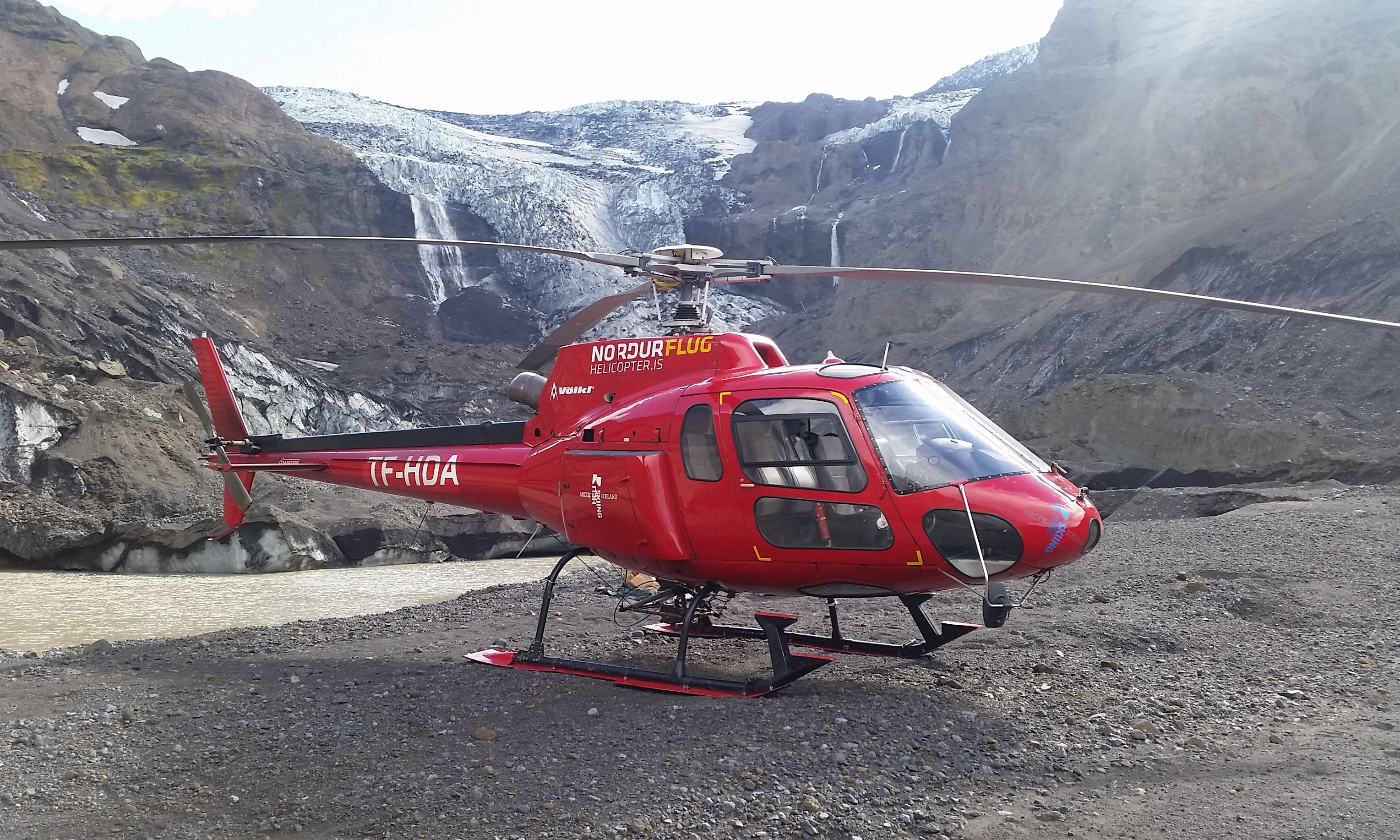 Helikoptertour IJSland