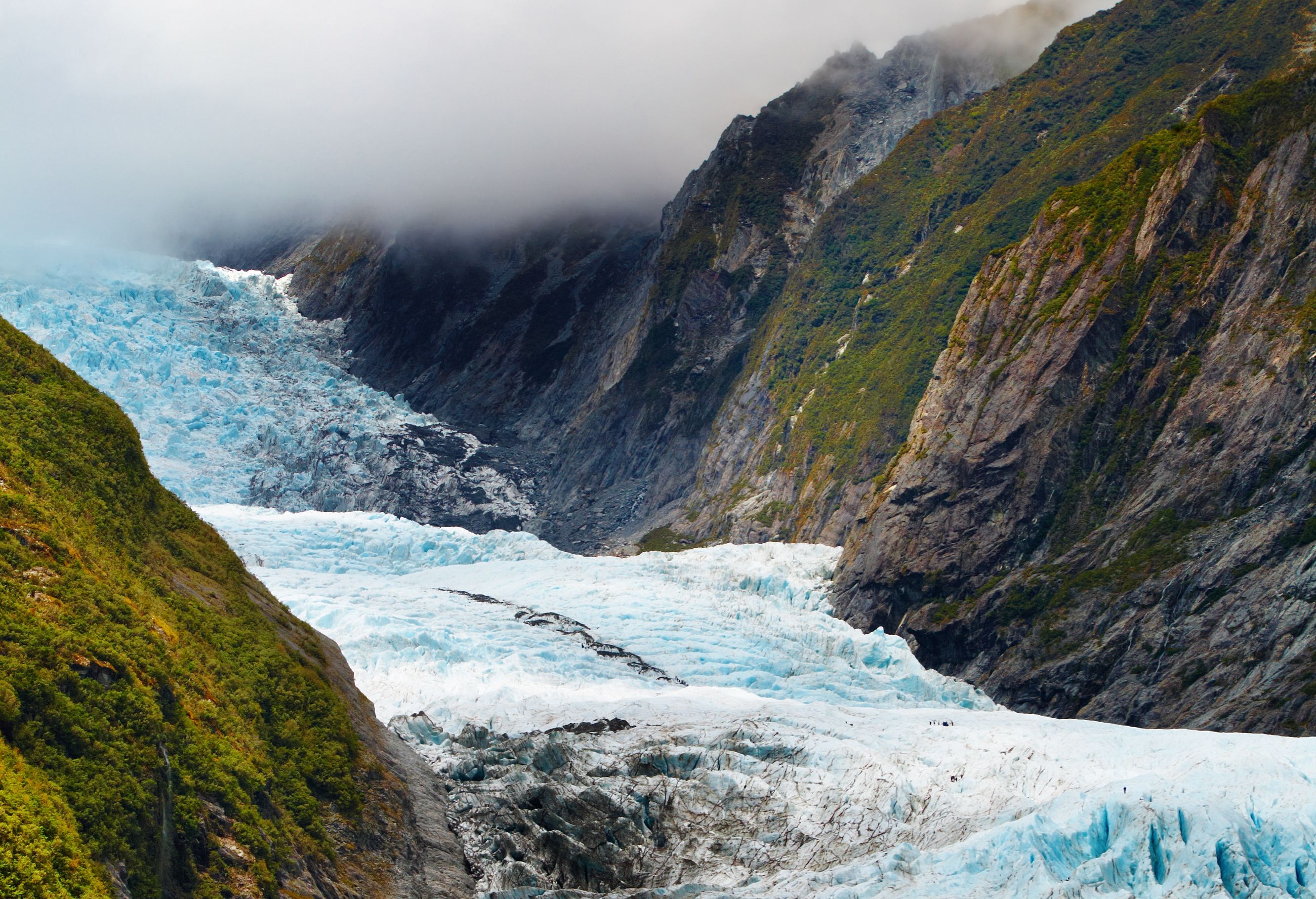 Franz Josef glacier Nieuw-Zeeland