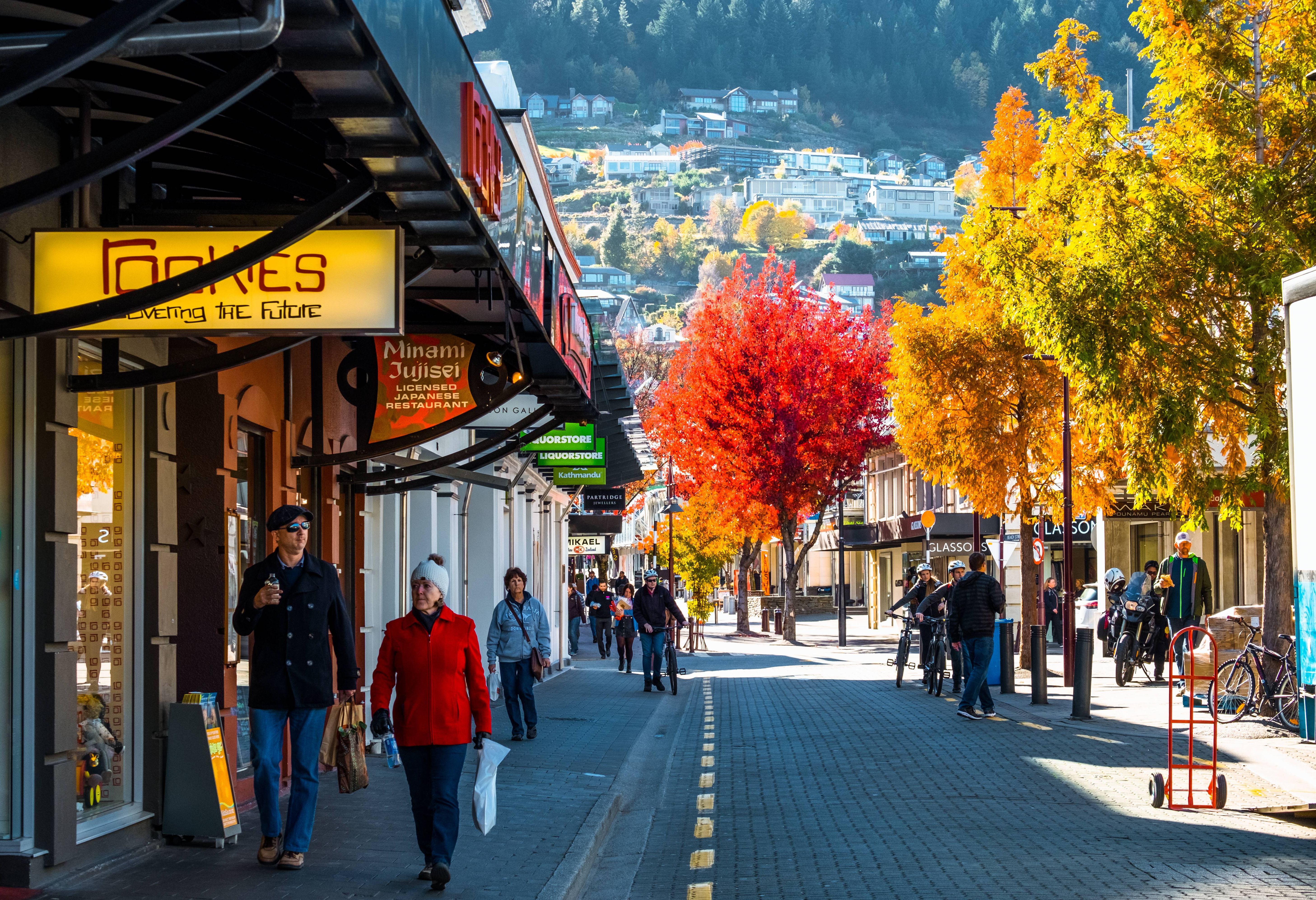 Straatbeeld Queenstown