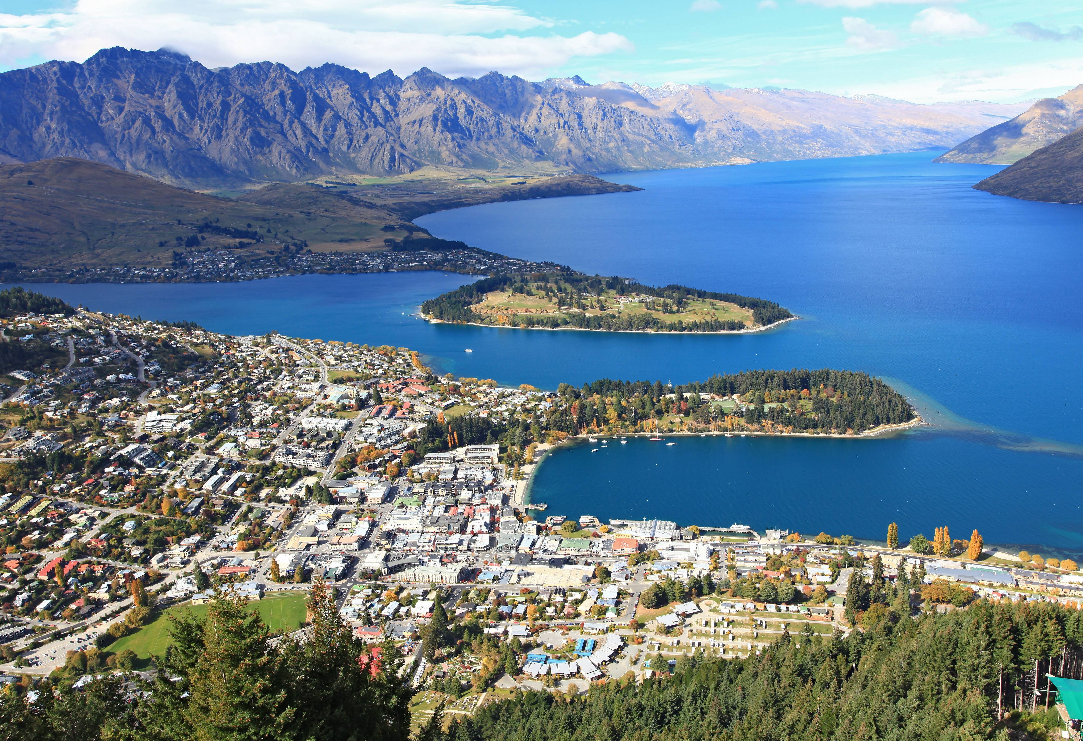 Luchtfoto Queenstown