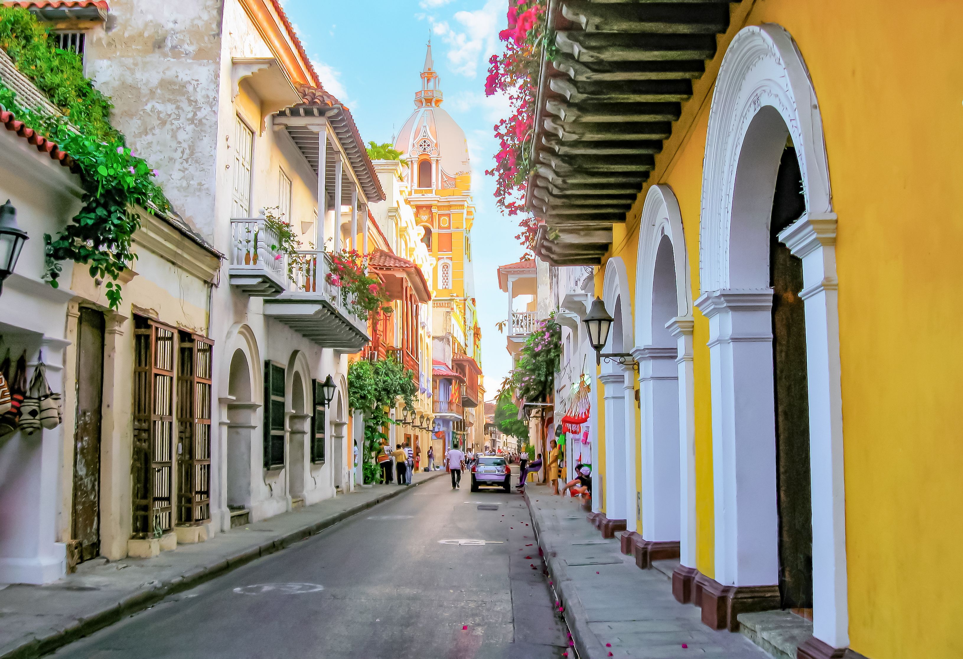 Colombia Cartagena Winkelstraat