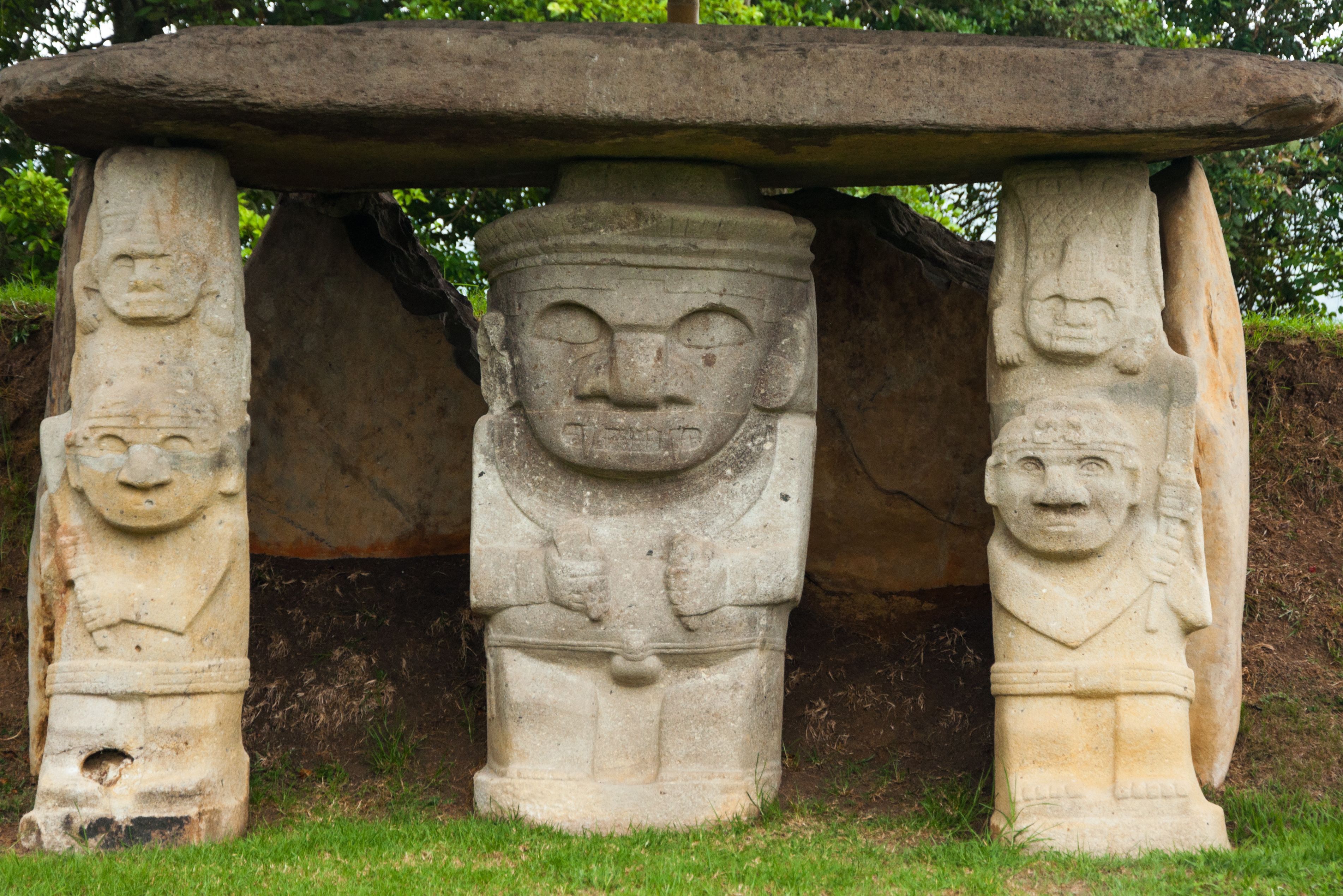 Colombia San Agustine Archeologisch Park