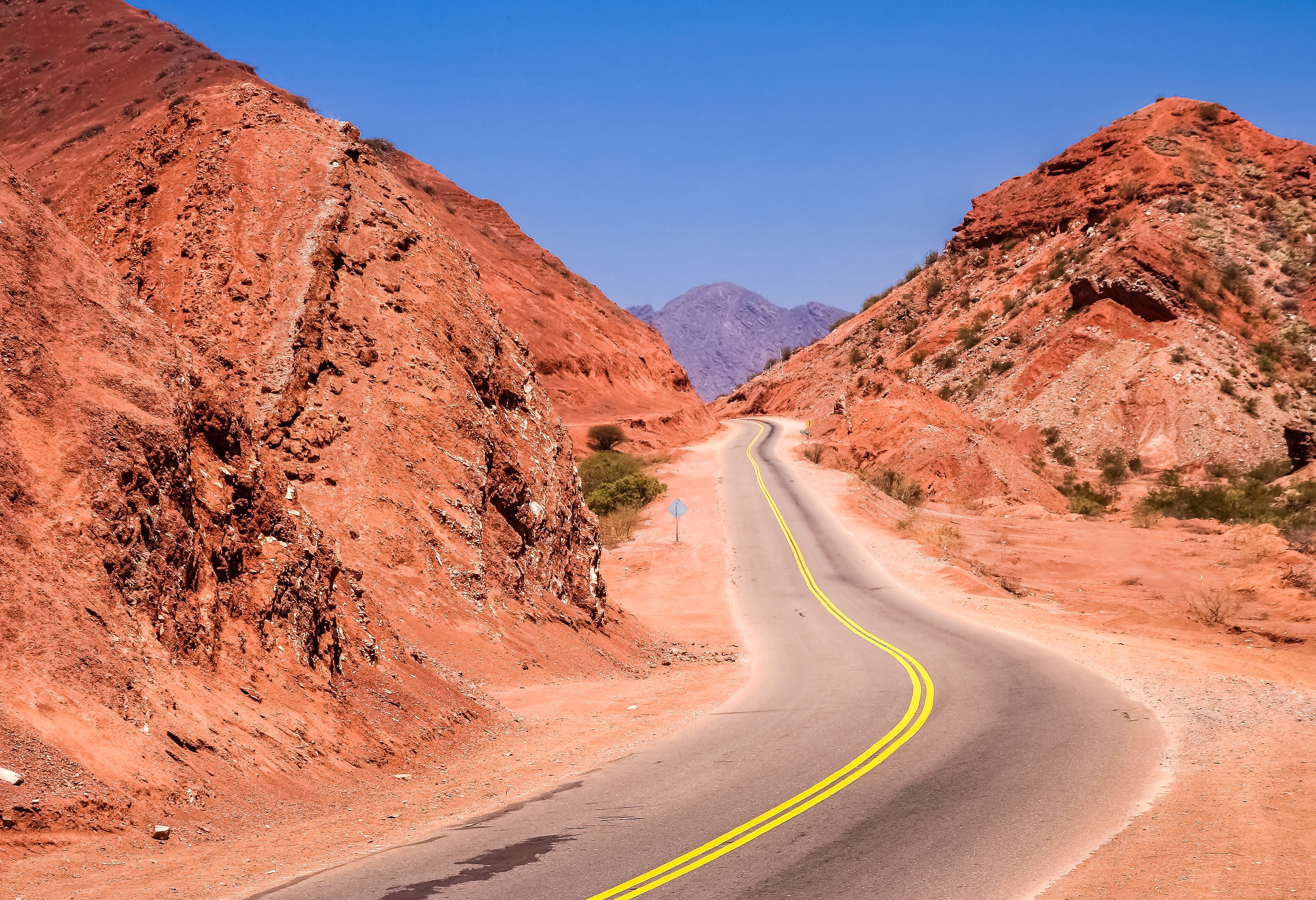 Salta route 68 in Argentinië