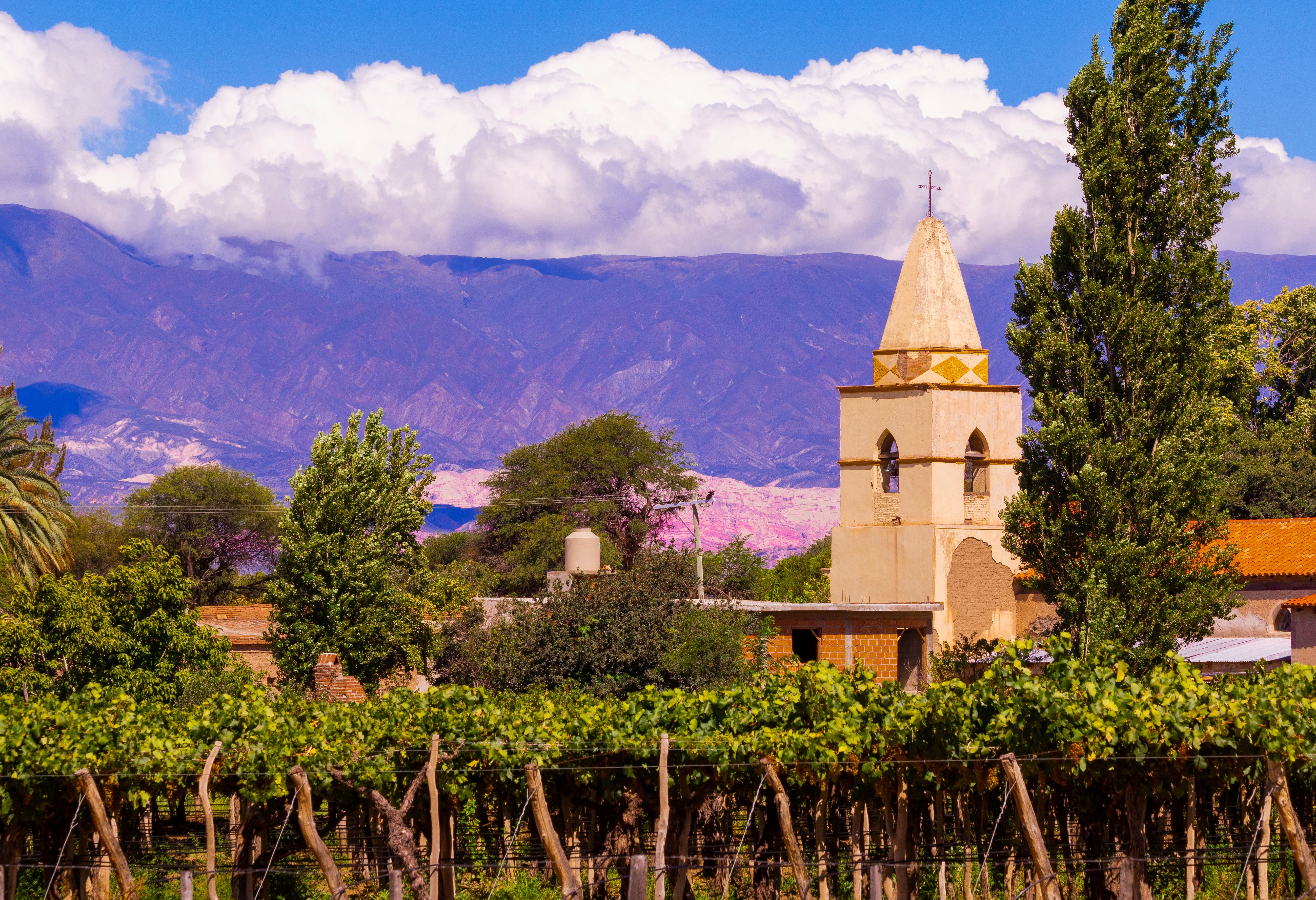 Cafayate in regio Salta in Argentinië