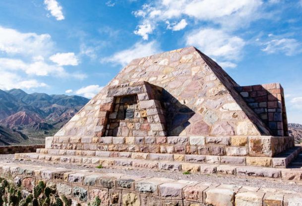 Pucara Tilcare een pre-inca ruine in Argentinië