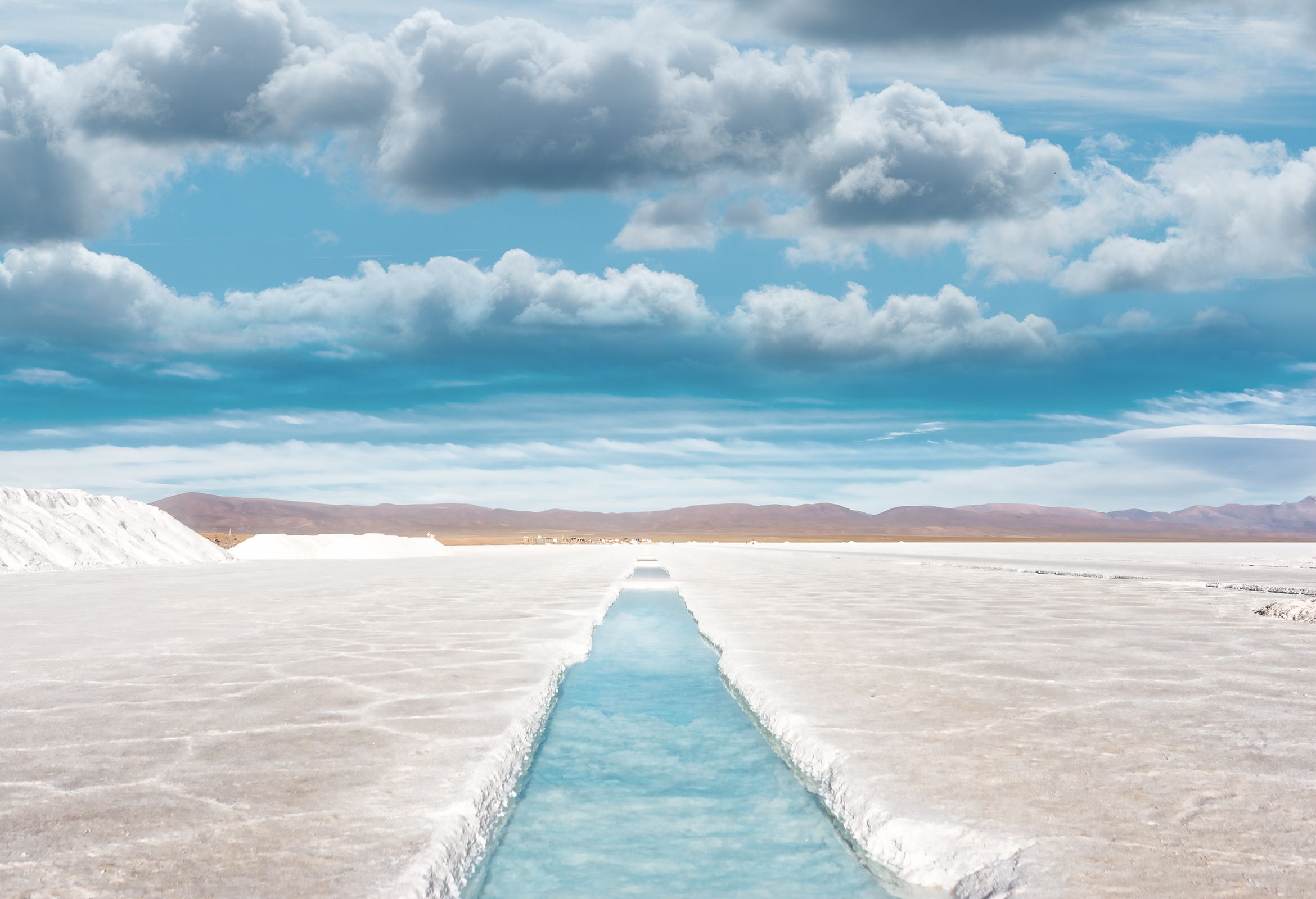 De zoutvlaktes can Salinas Grandes