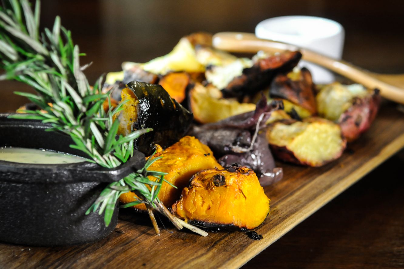 Diverse gerechten om te proeven