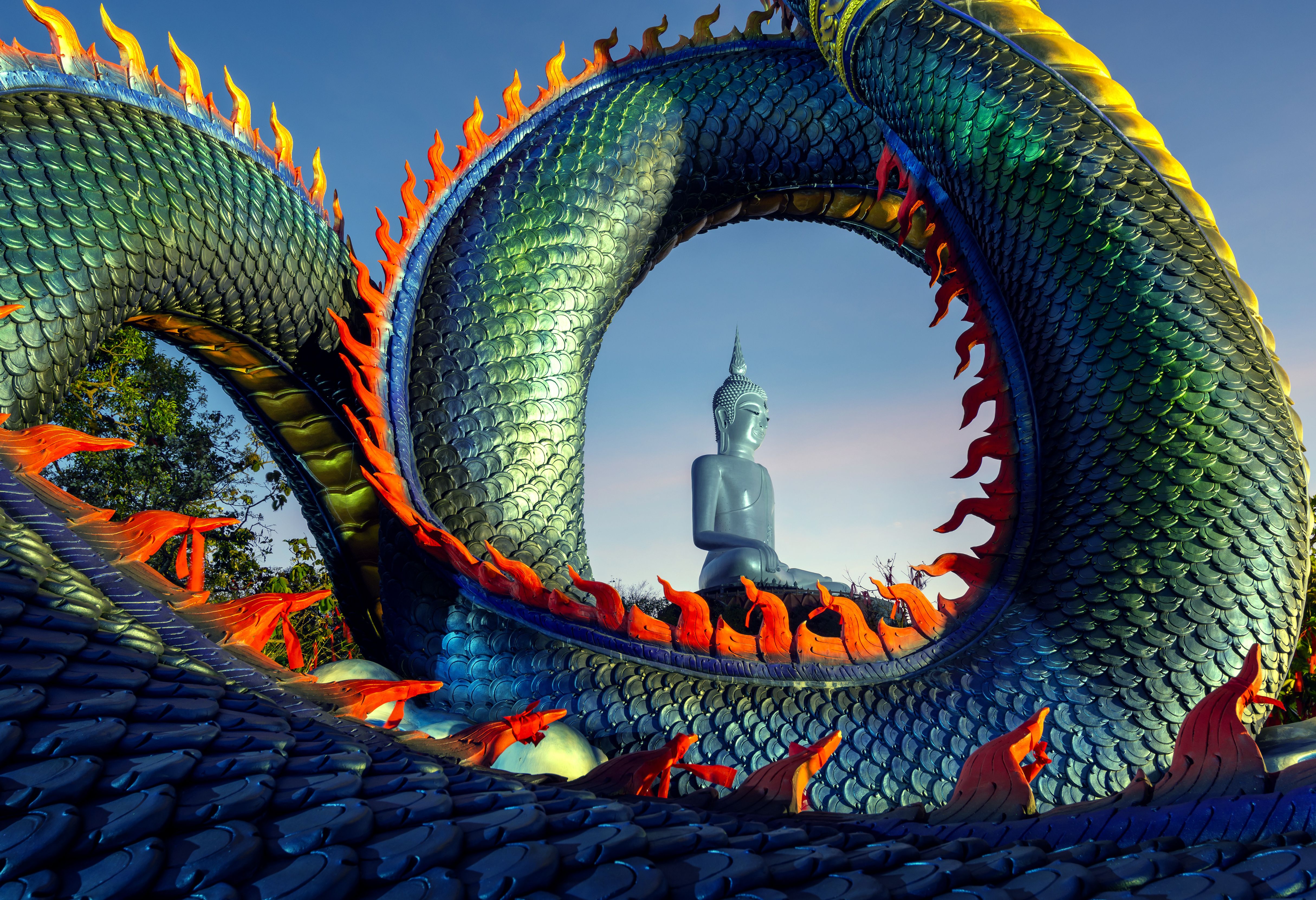 Wat Phu Manorom in Mukdahan