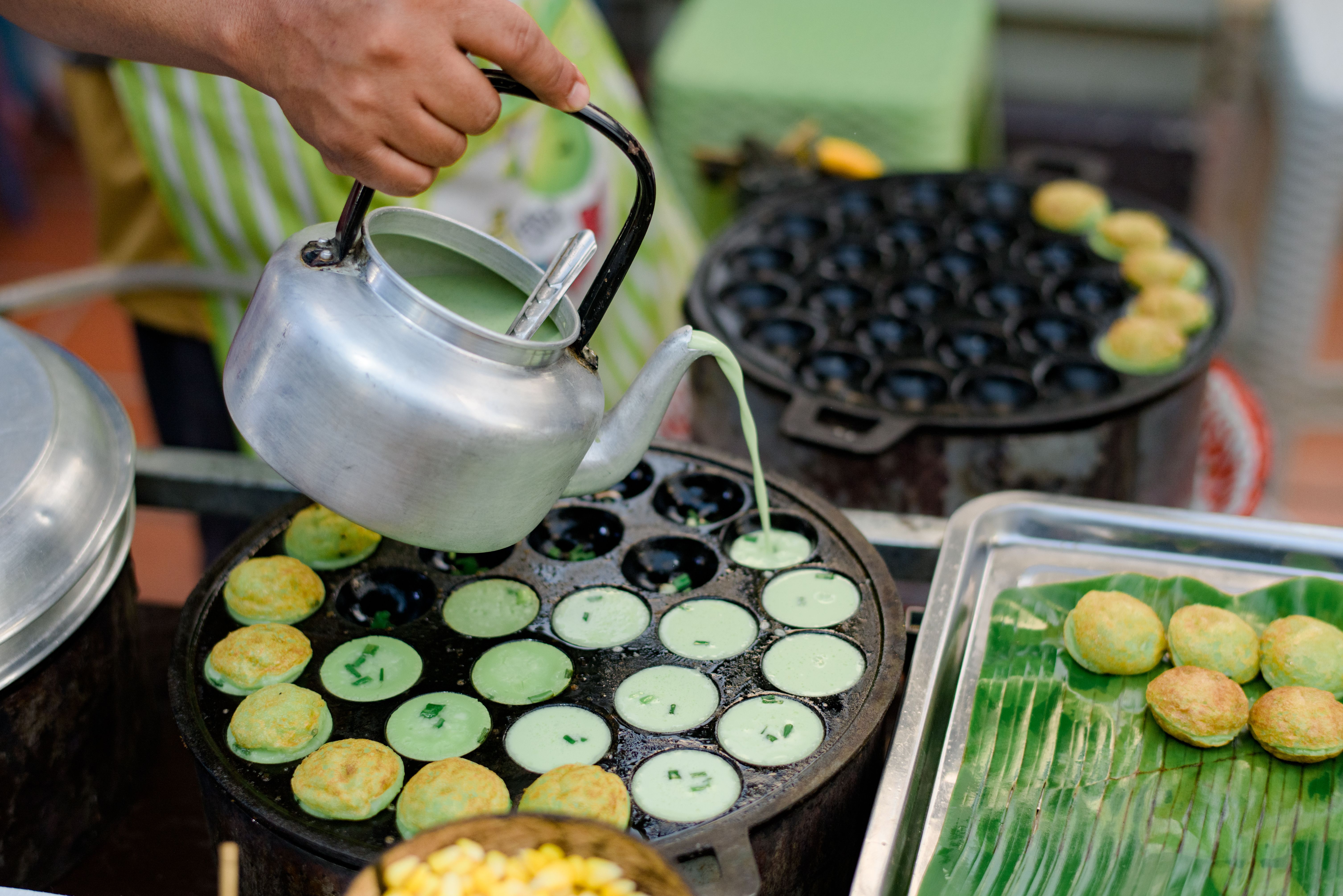 Lokale snacks in de Nan provincie