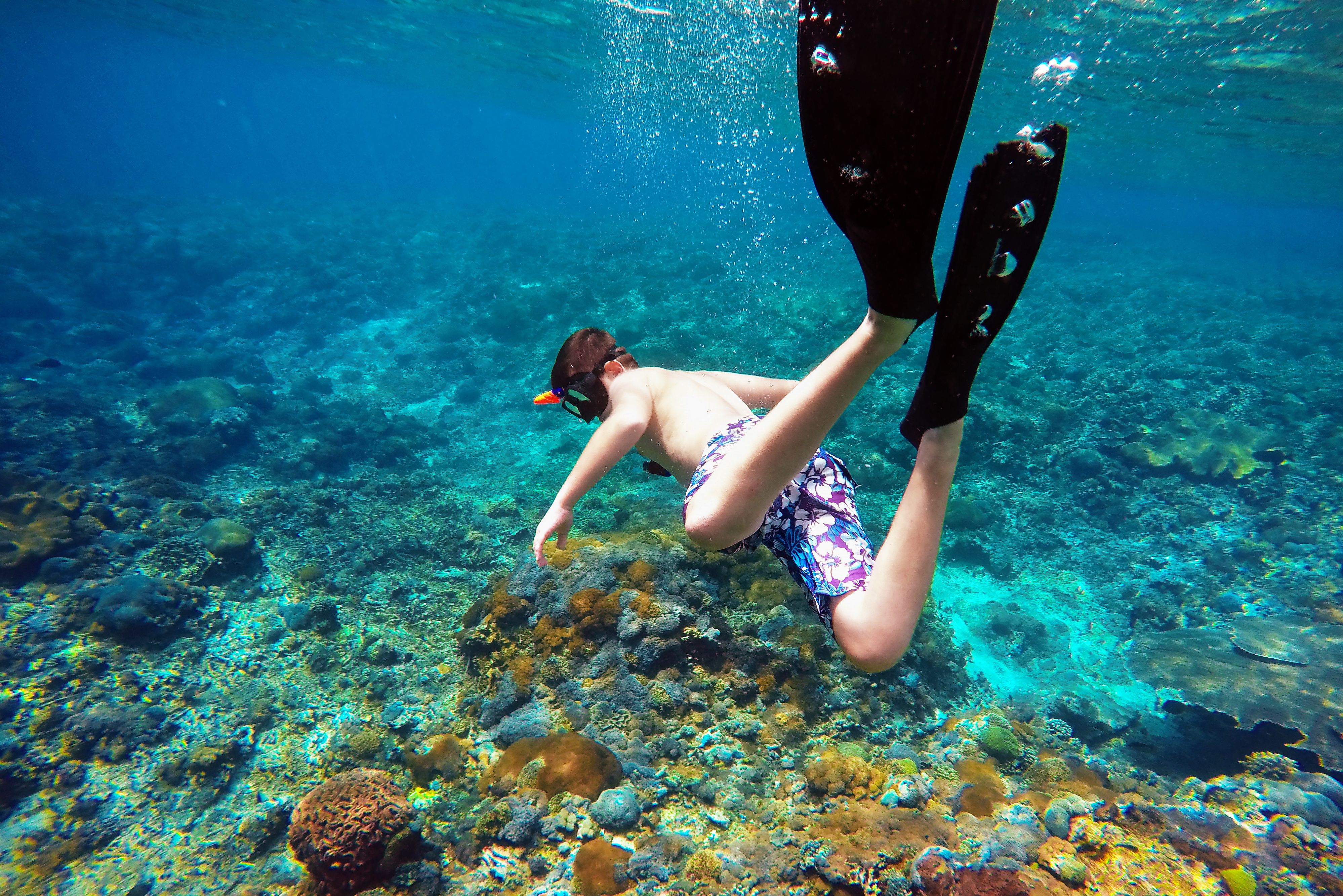 Snorkelen bij Nusa Penida in Indonesie