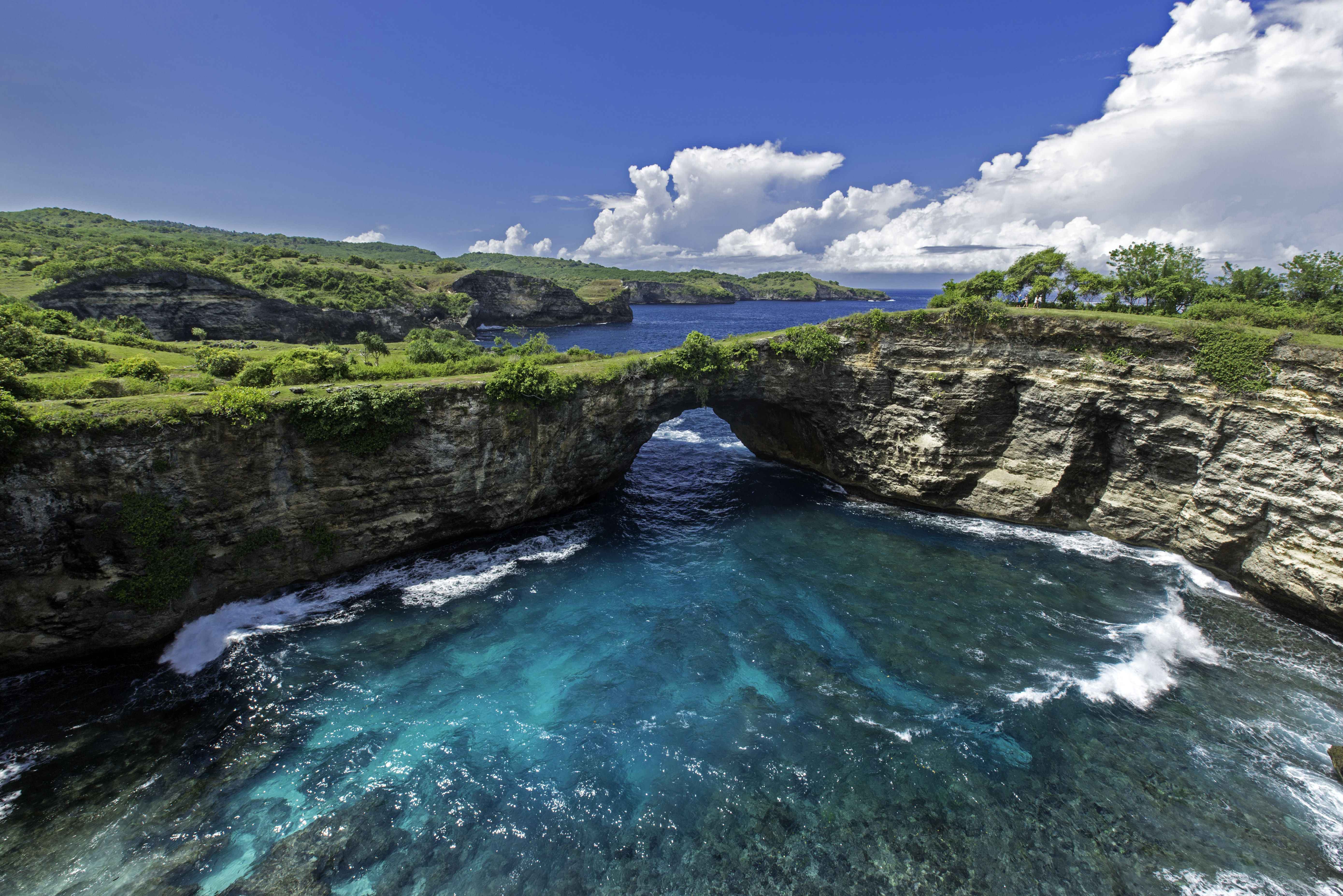 Broken Beach op Nusa Penida in Indonesie