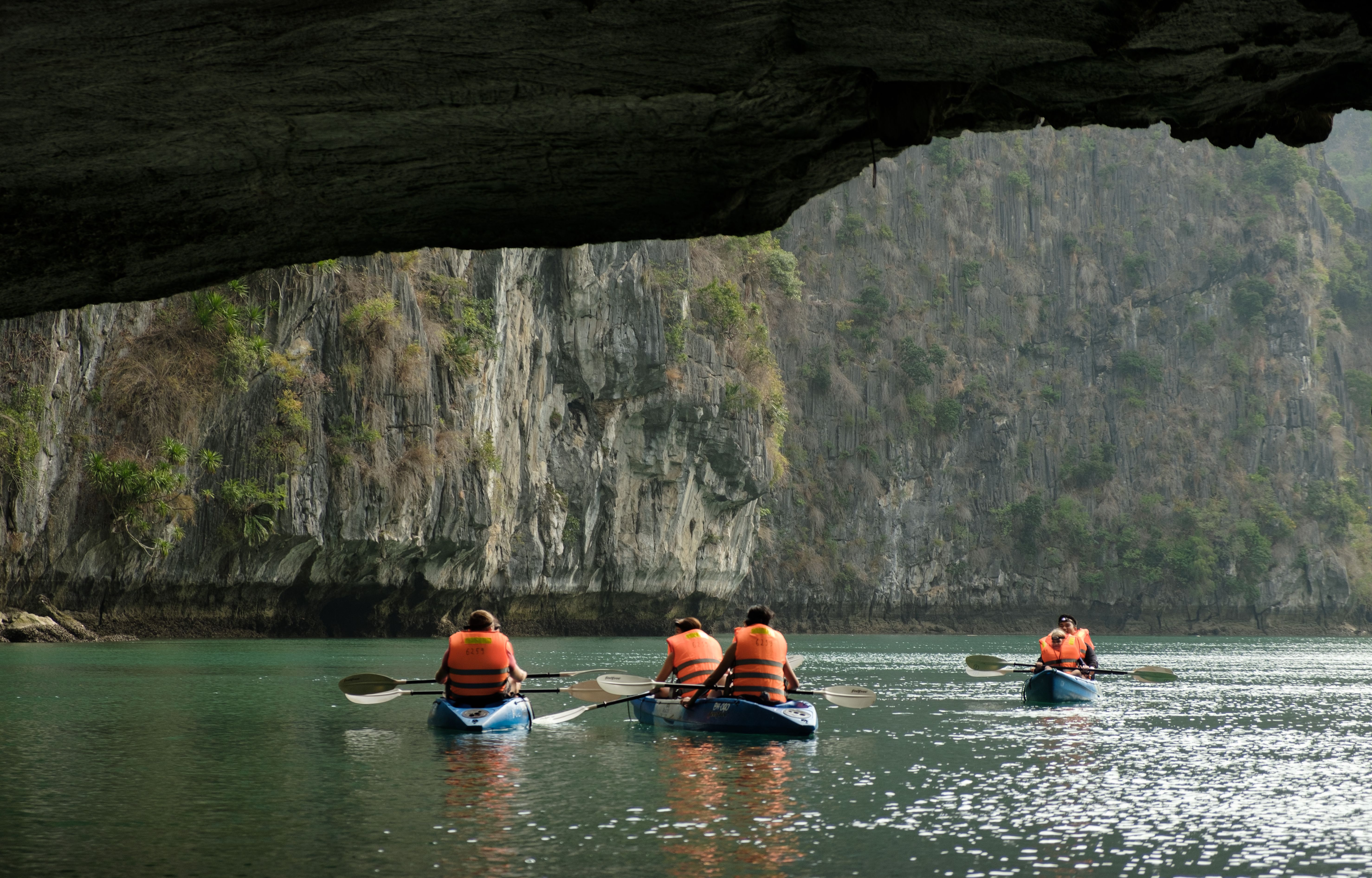Kayakken Halong Bay