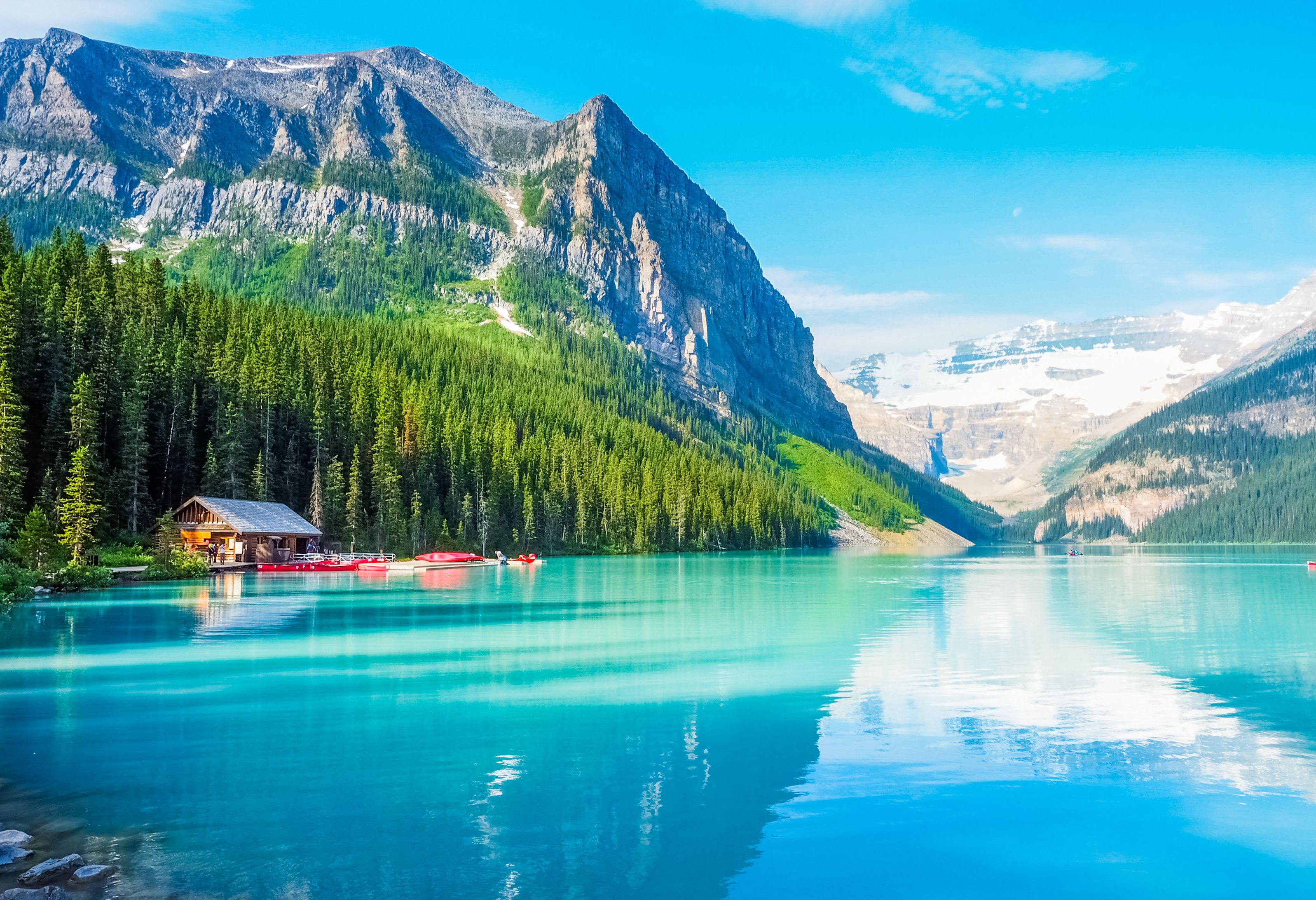 Lake Louise in Banff National Park Canada
