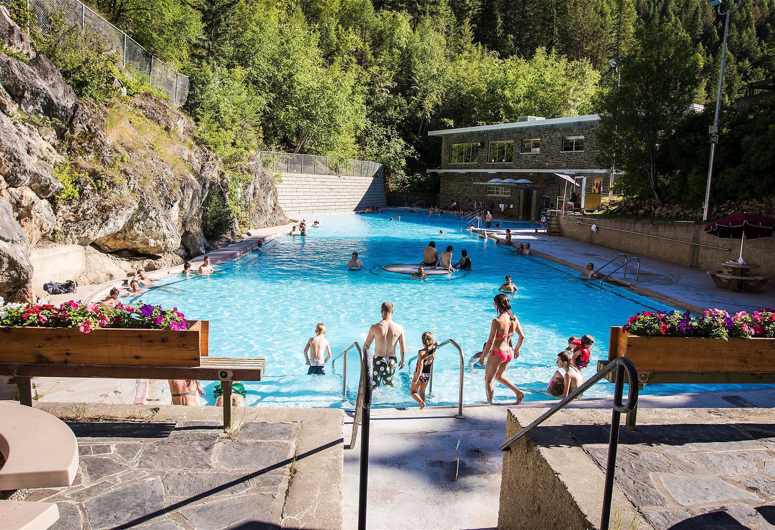Radium Hot Springs warmwaterbronnen Canada