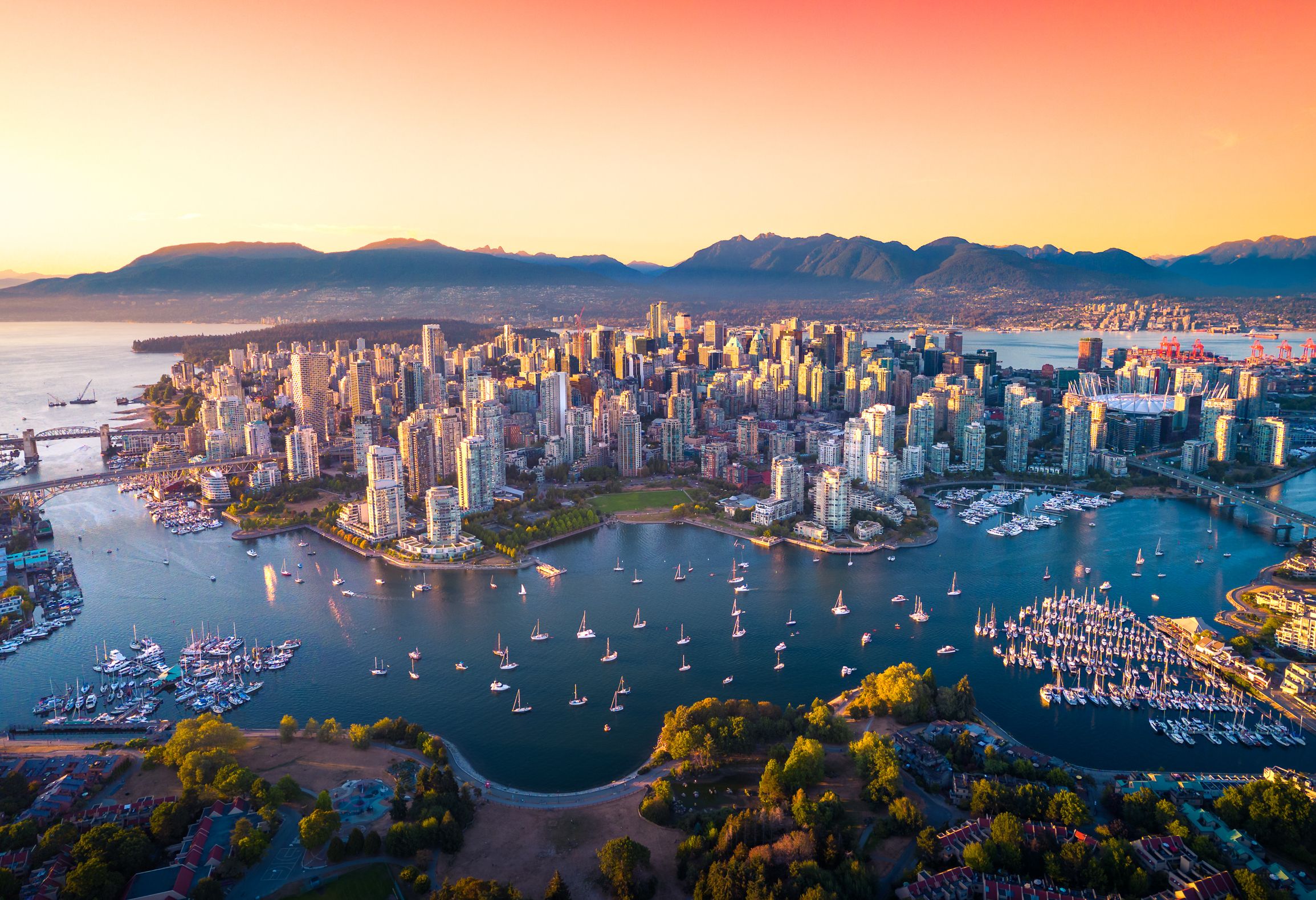 Skyline van Vancouver Canada