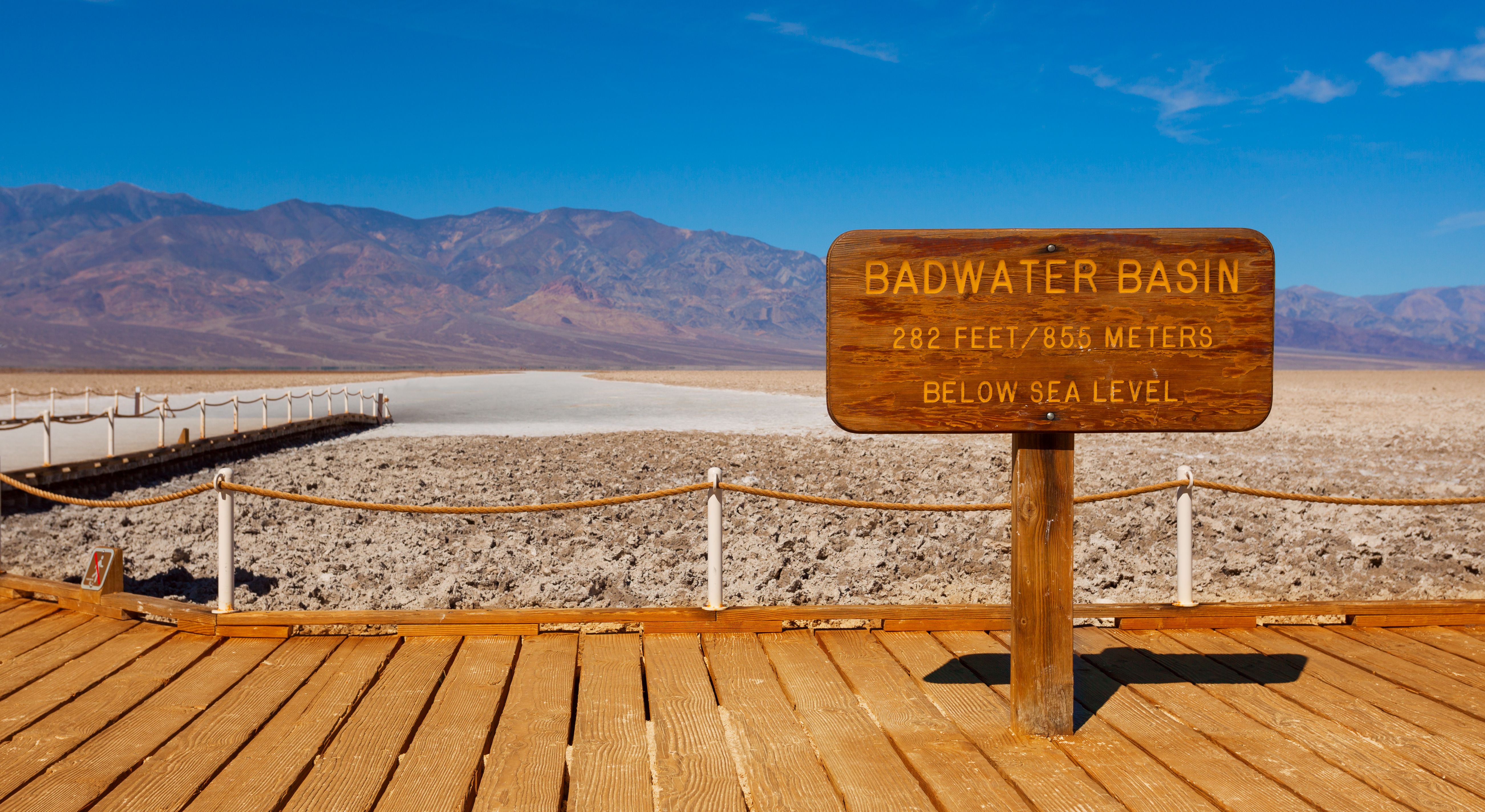 Amerika-Californie-Dearh-Valley-Bad-Water-Basin-
