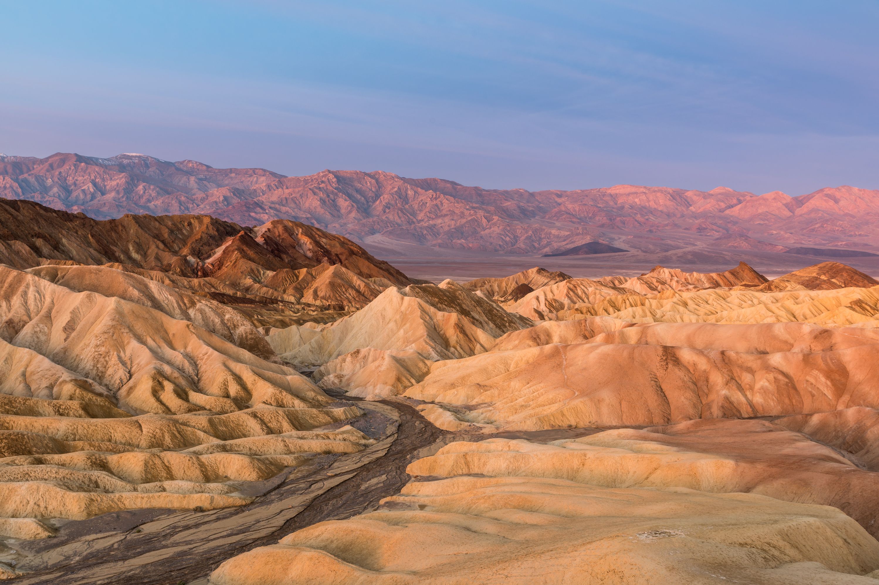 Amerika-Californie-Death-Valley-Zabriskie-Point