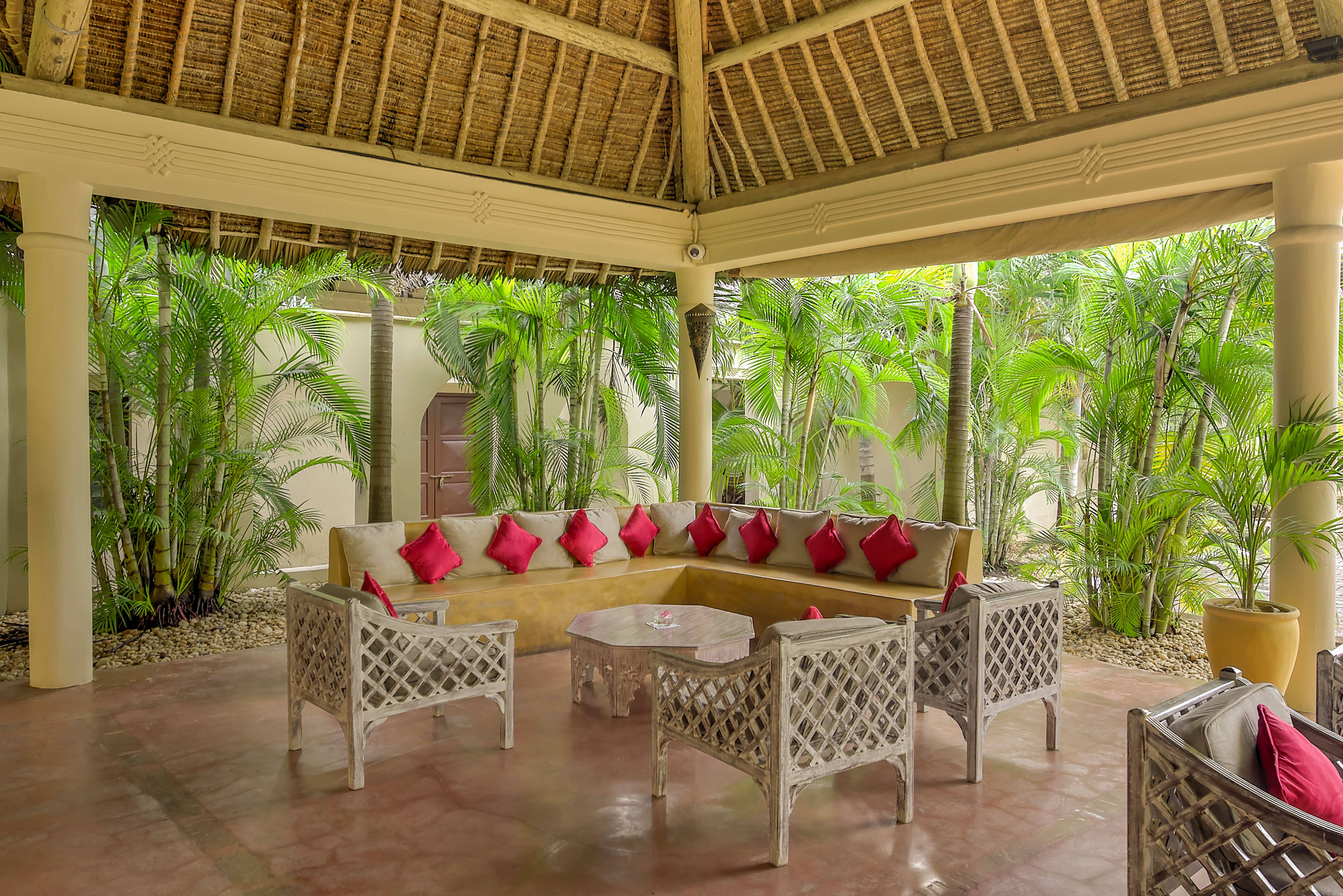 Kenia Diani Beach Neptune Paradise Beach Resort Receptie