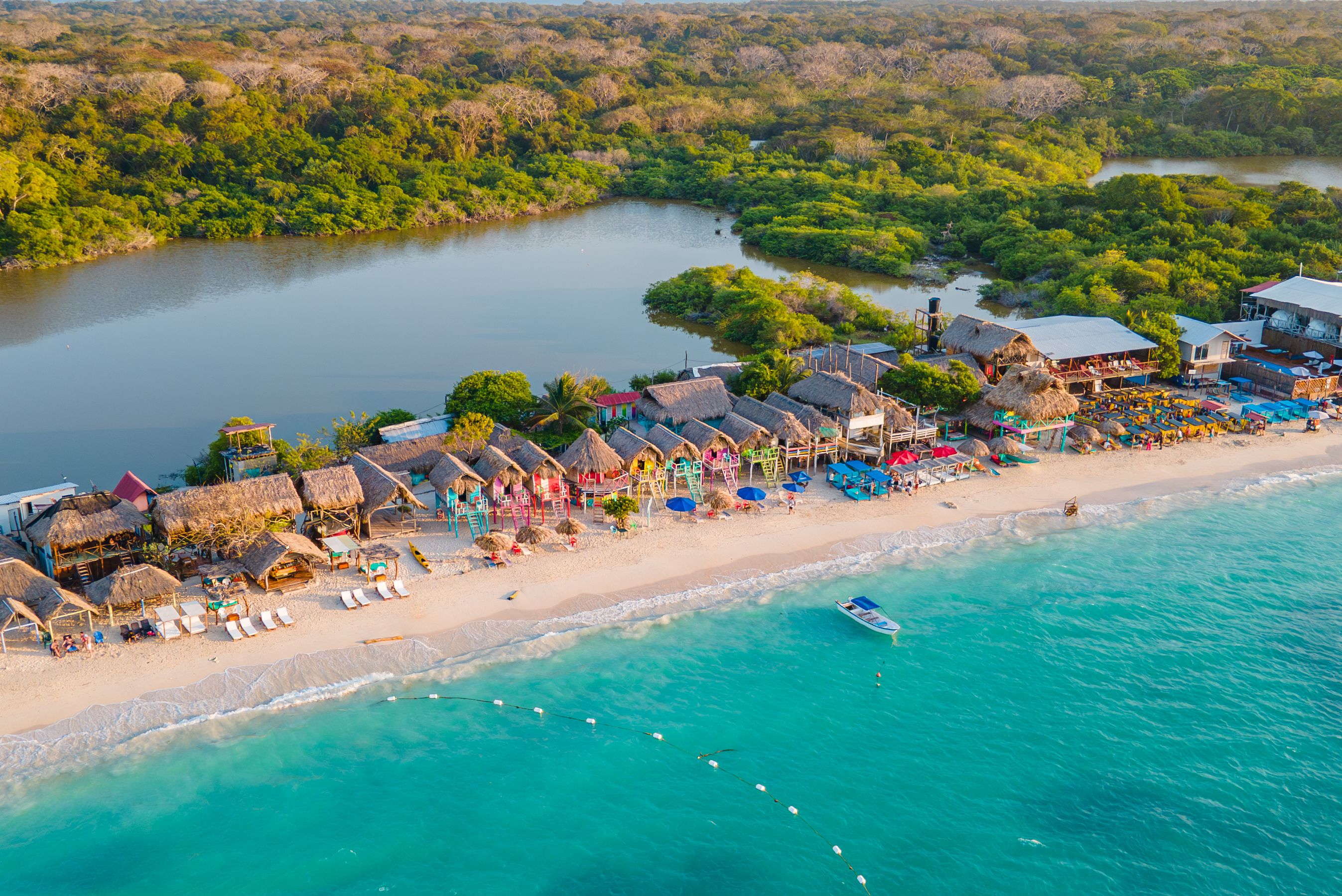 Baru Island in Colombia