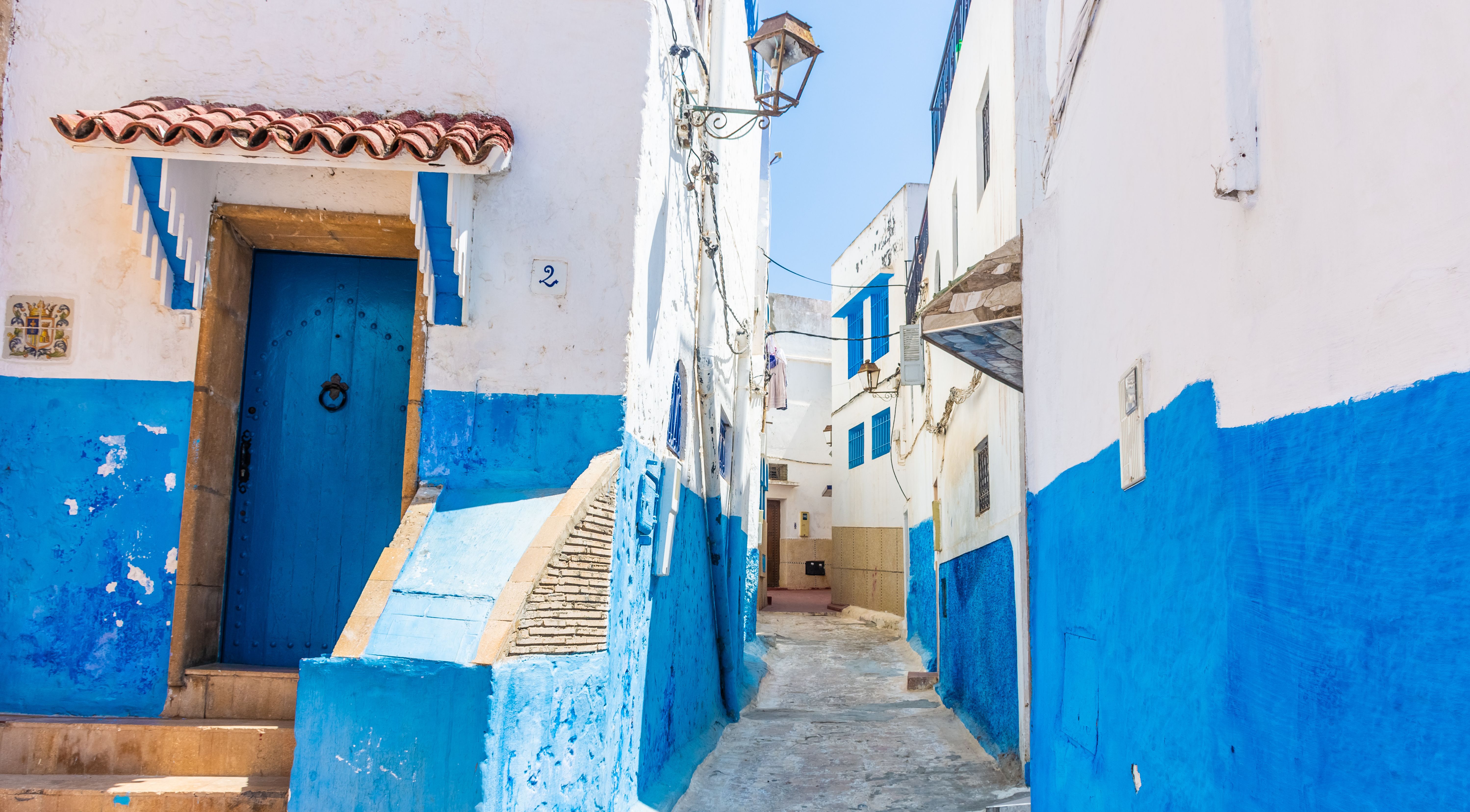 Marokko-Rabat-Medina-Blauwe-straatjes