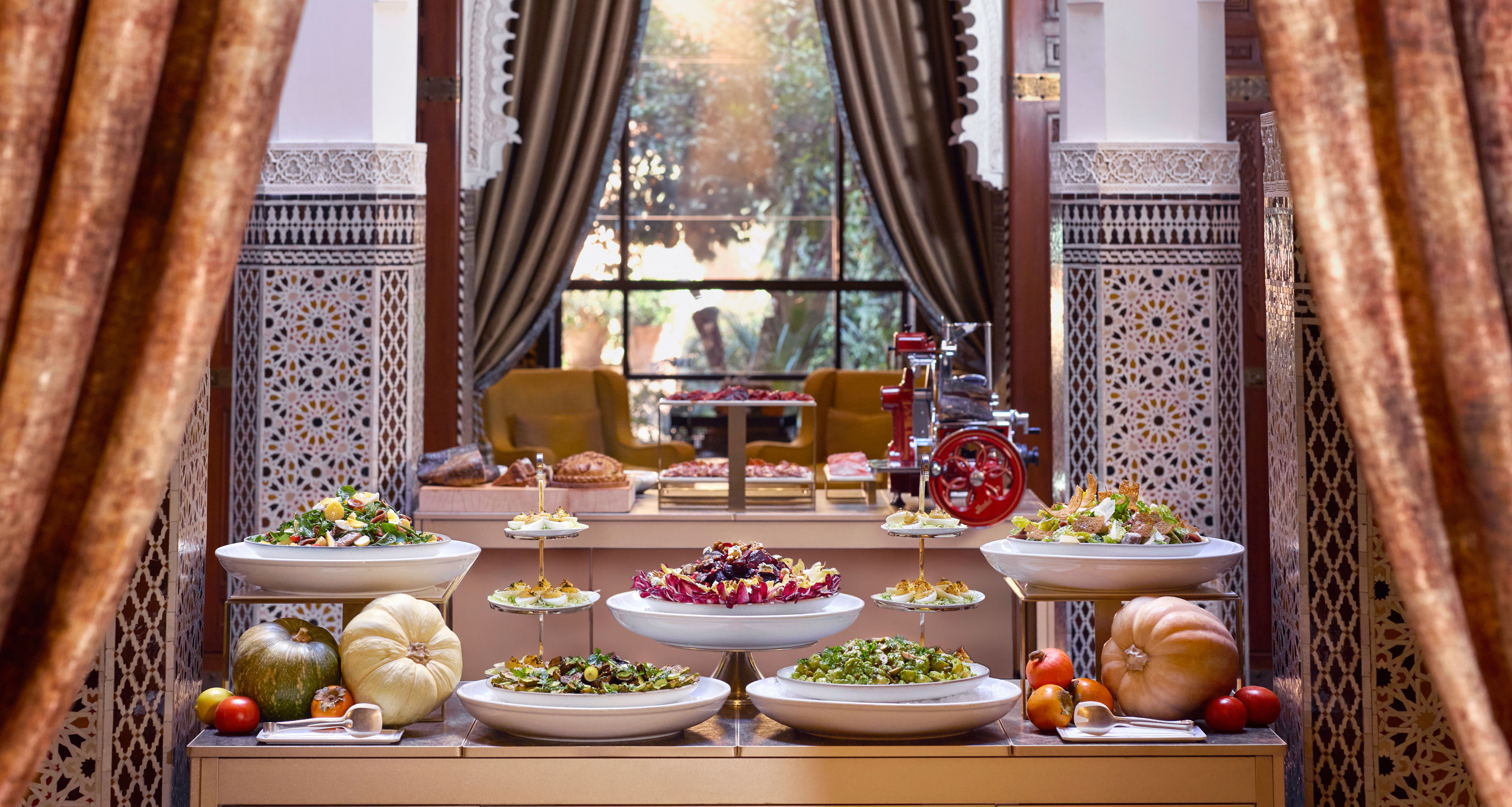 Marokko-Marrakech-Royal-Mansour-Restaurant-brunch