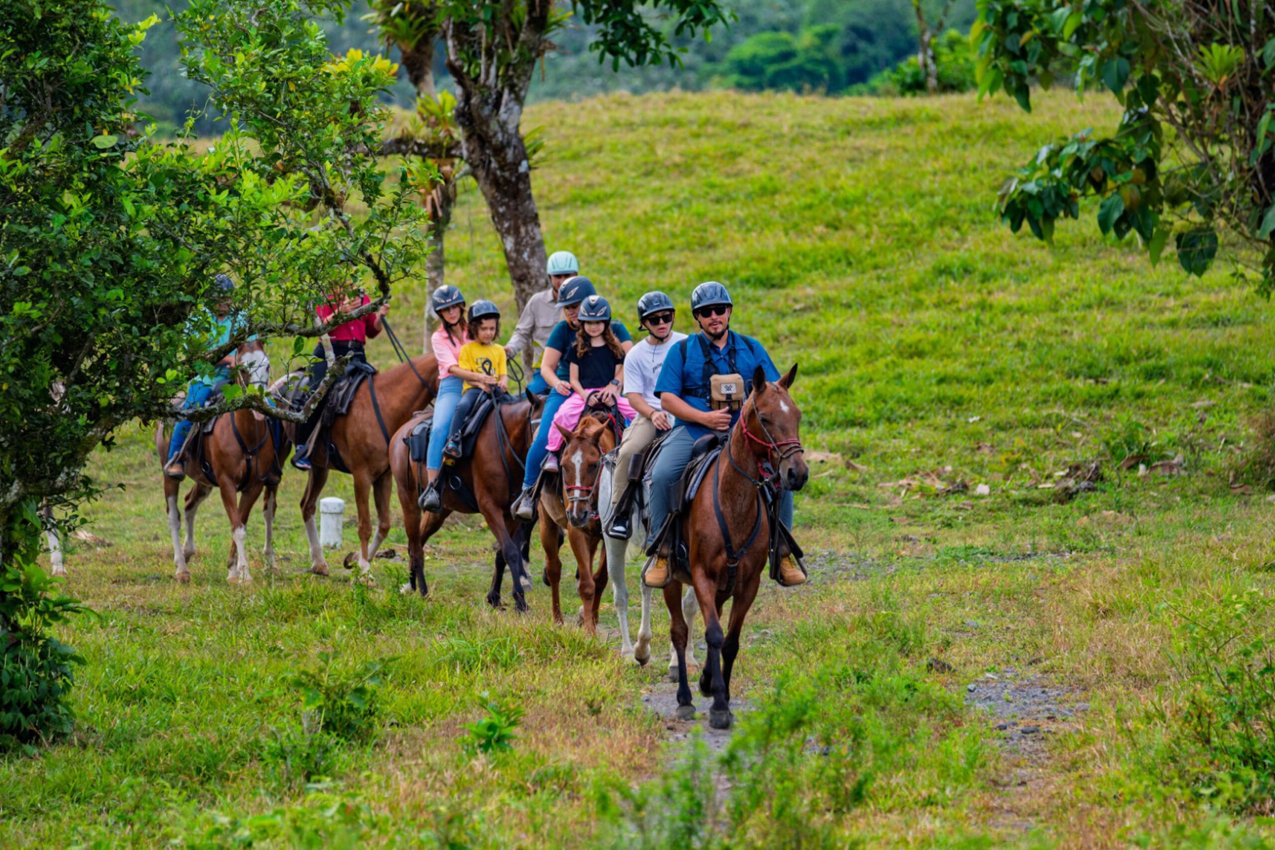Costa Rica La Fortuna Paardrijden Arenal Vulkaan