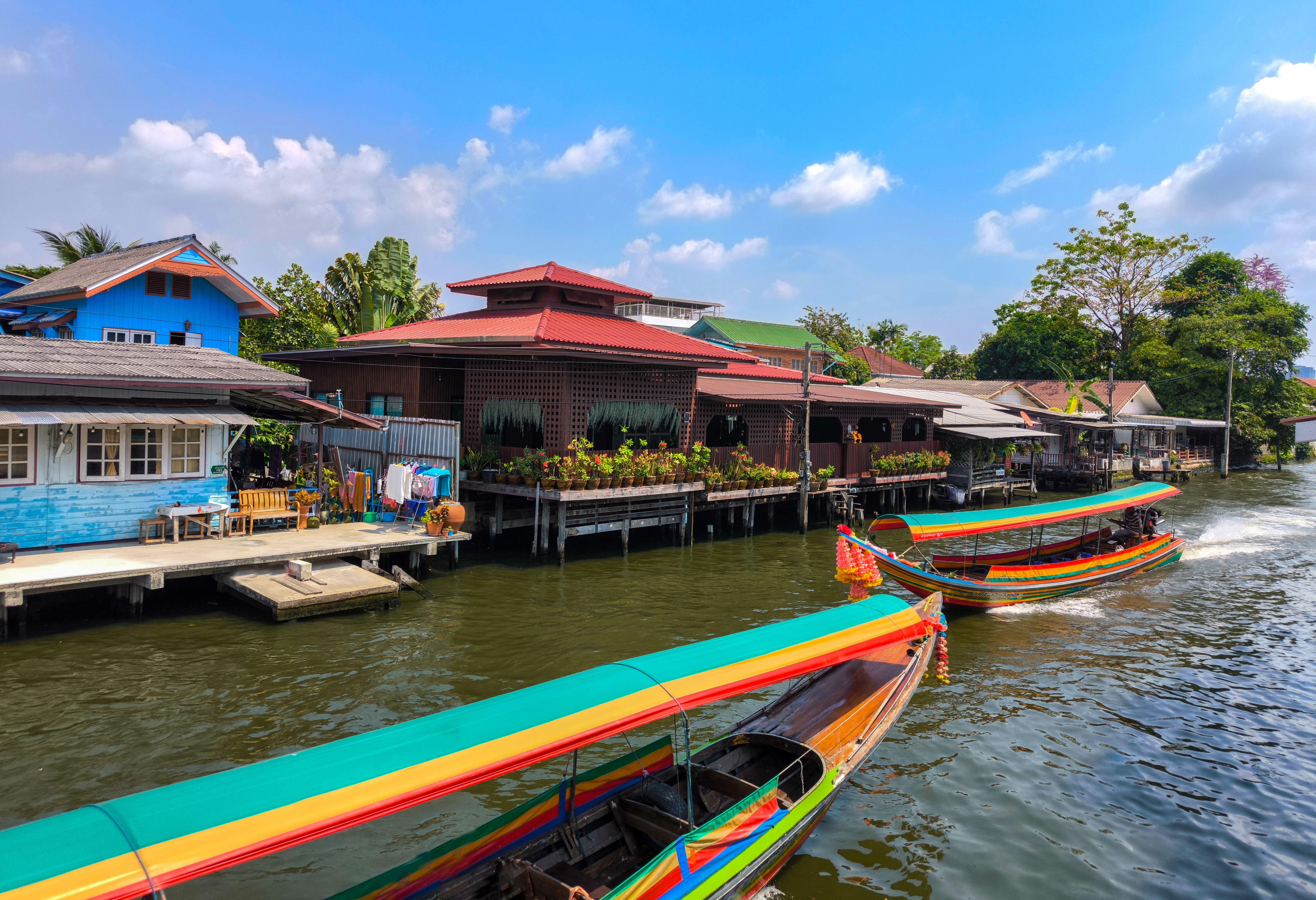 Longtailboten in Bangkok