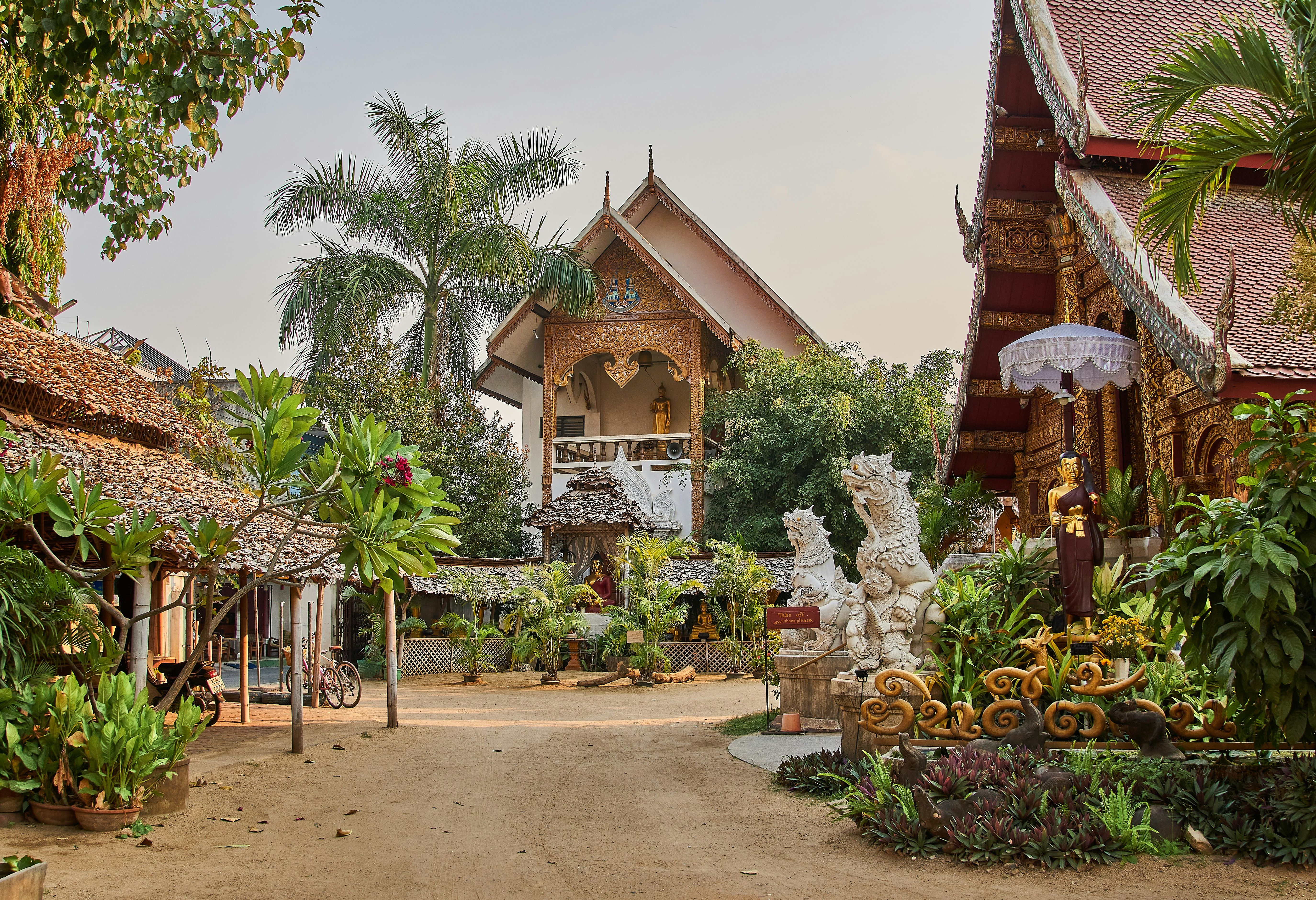 Rustig plekje in het oude Chiang Mai