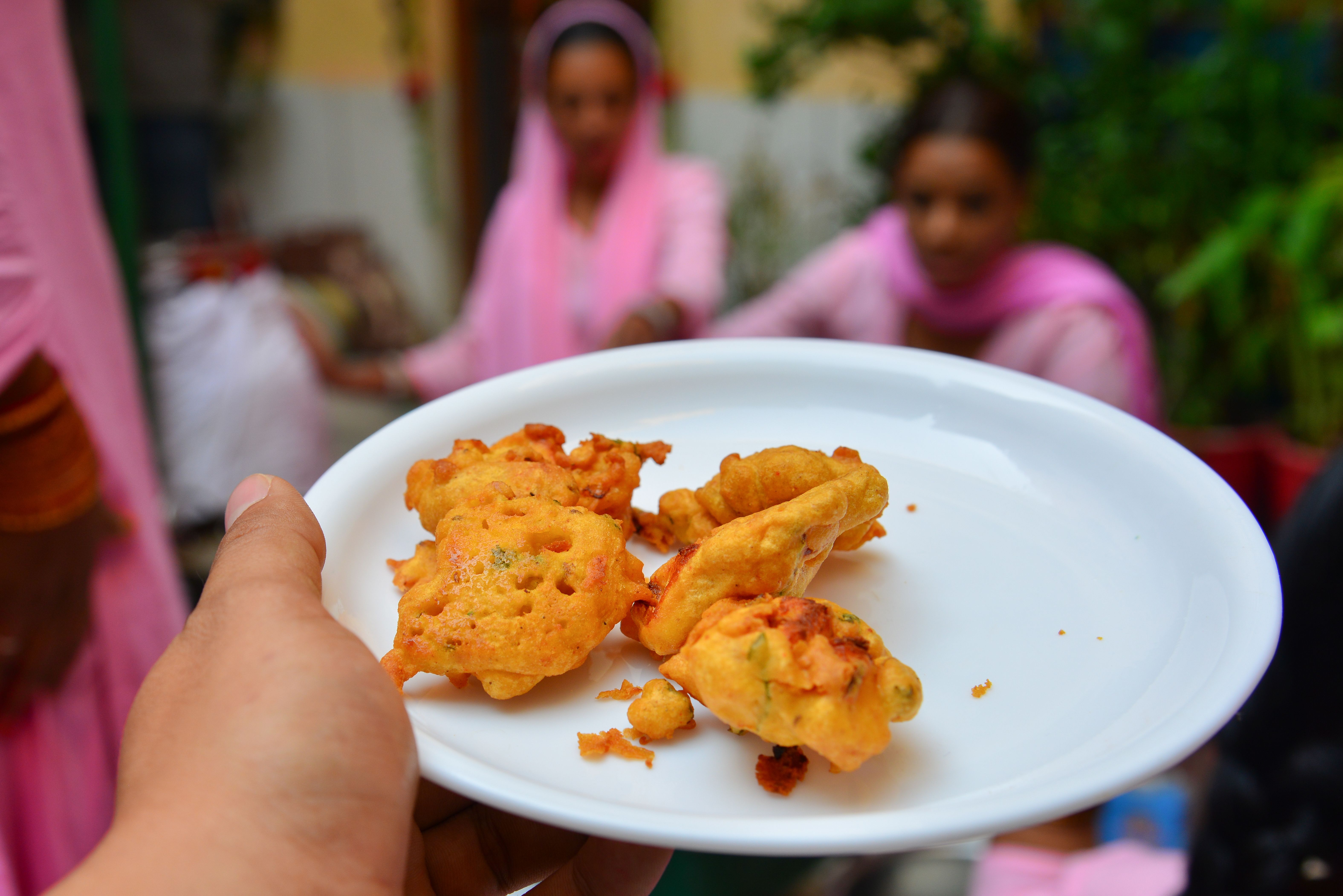 Lokale groentesnacks India