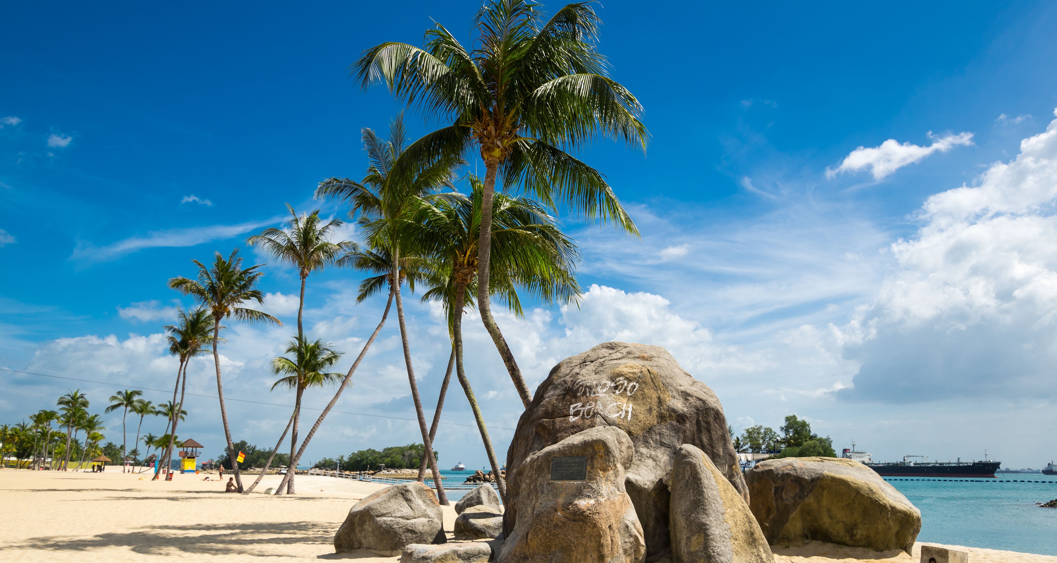 Singapore-Sentosa-hoofdstrand