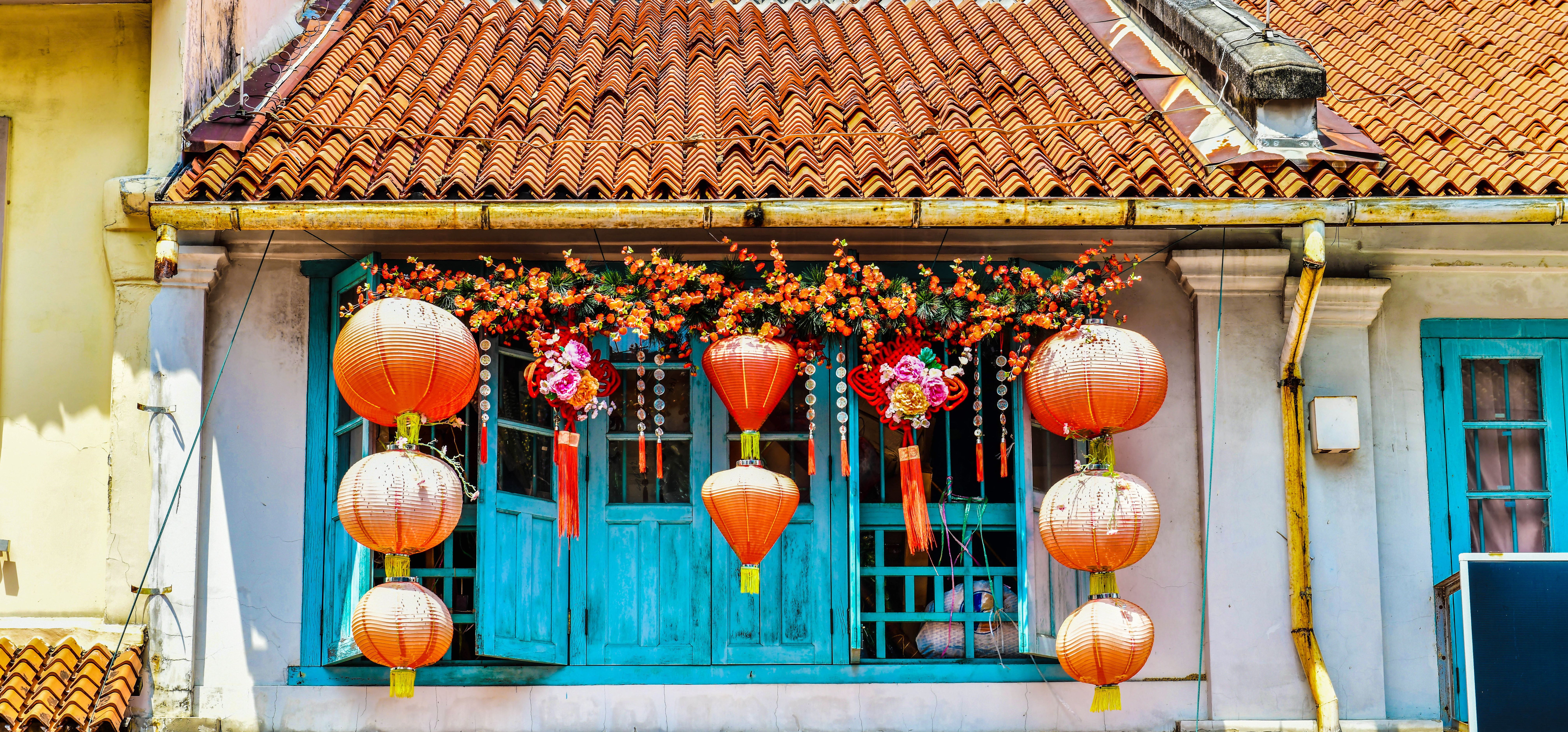 Singapore-Chinatown-kleurrijke-huizen