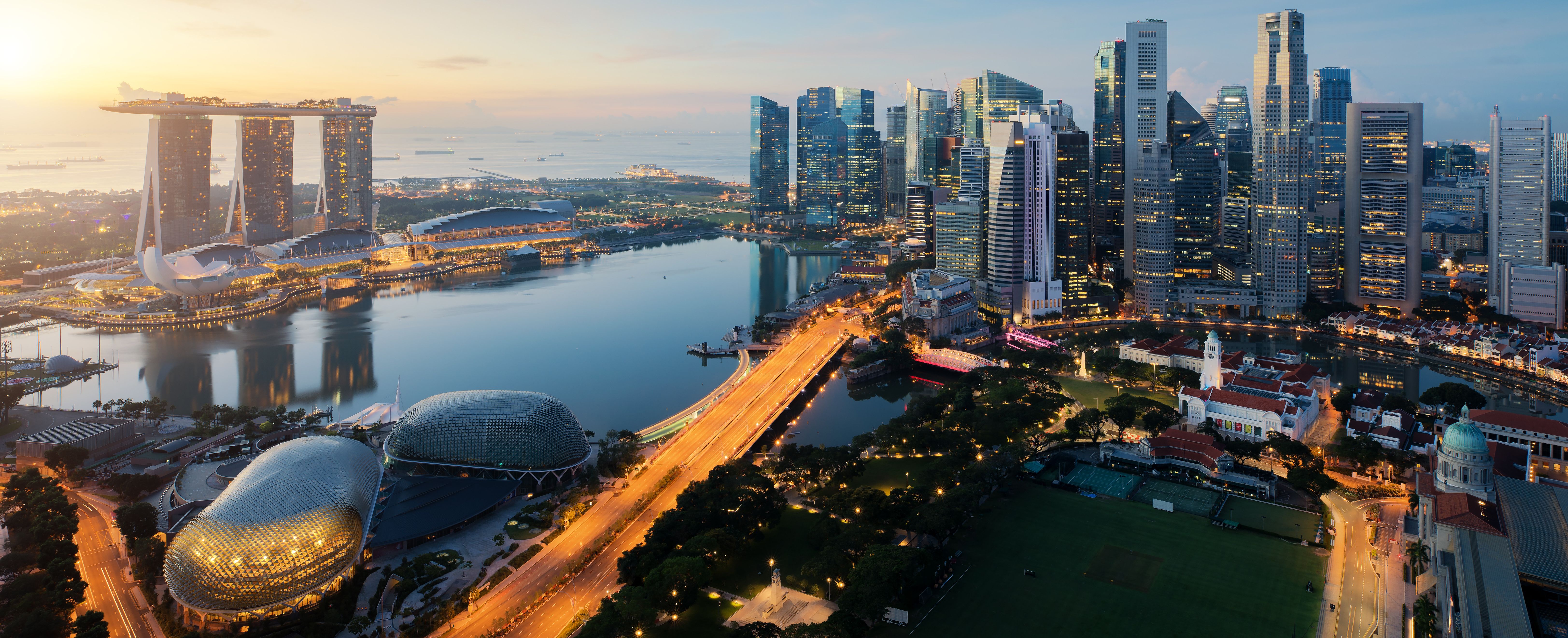 Singapore-Stadsbeeld-Marina-Bay-skyline