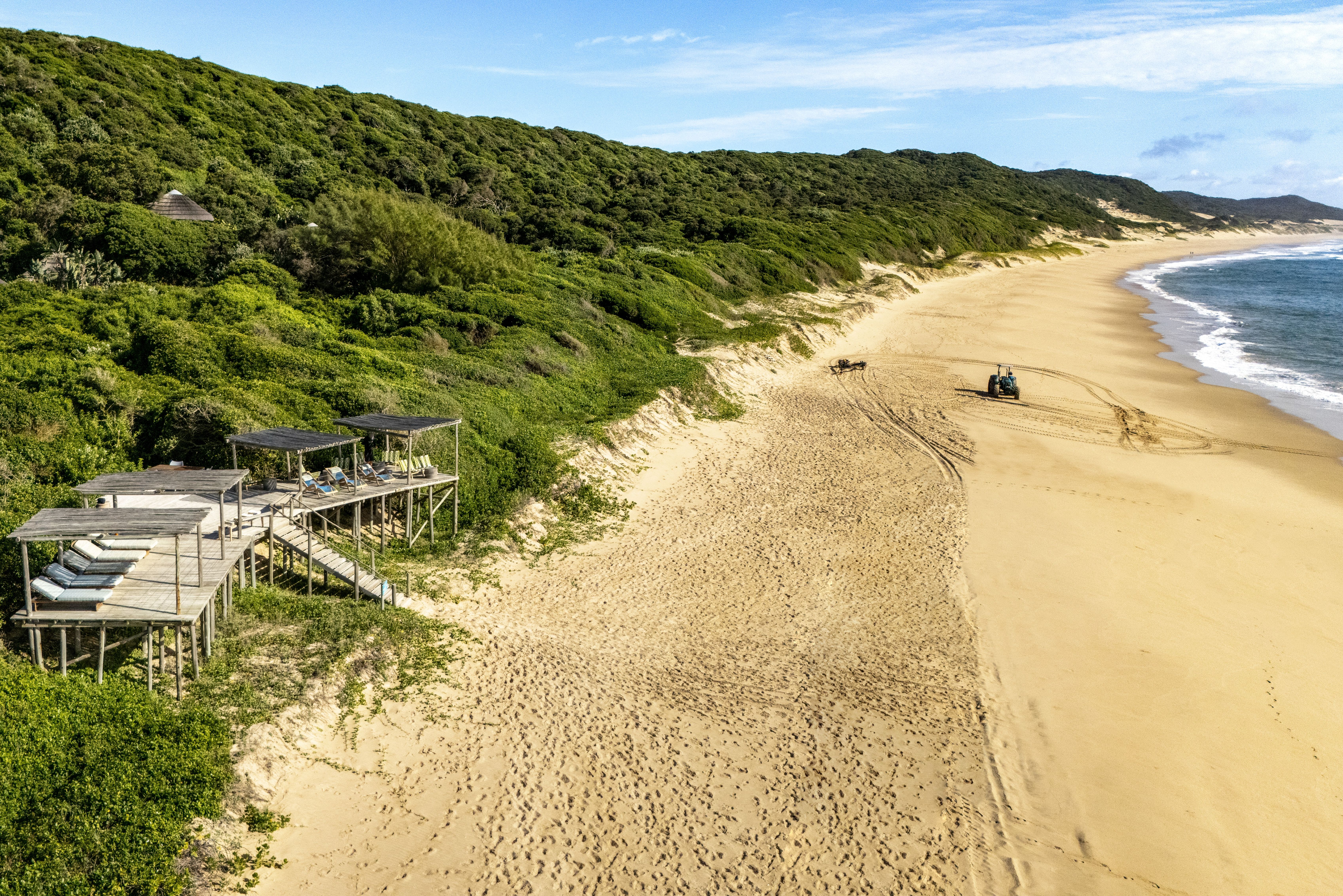 Zuid-Afrika iSimangaliso Wetland Park Thonga Beach Lodge Strand