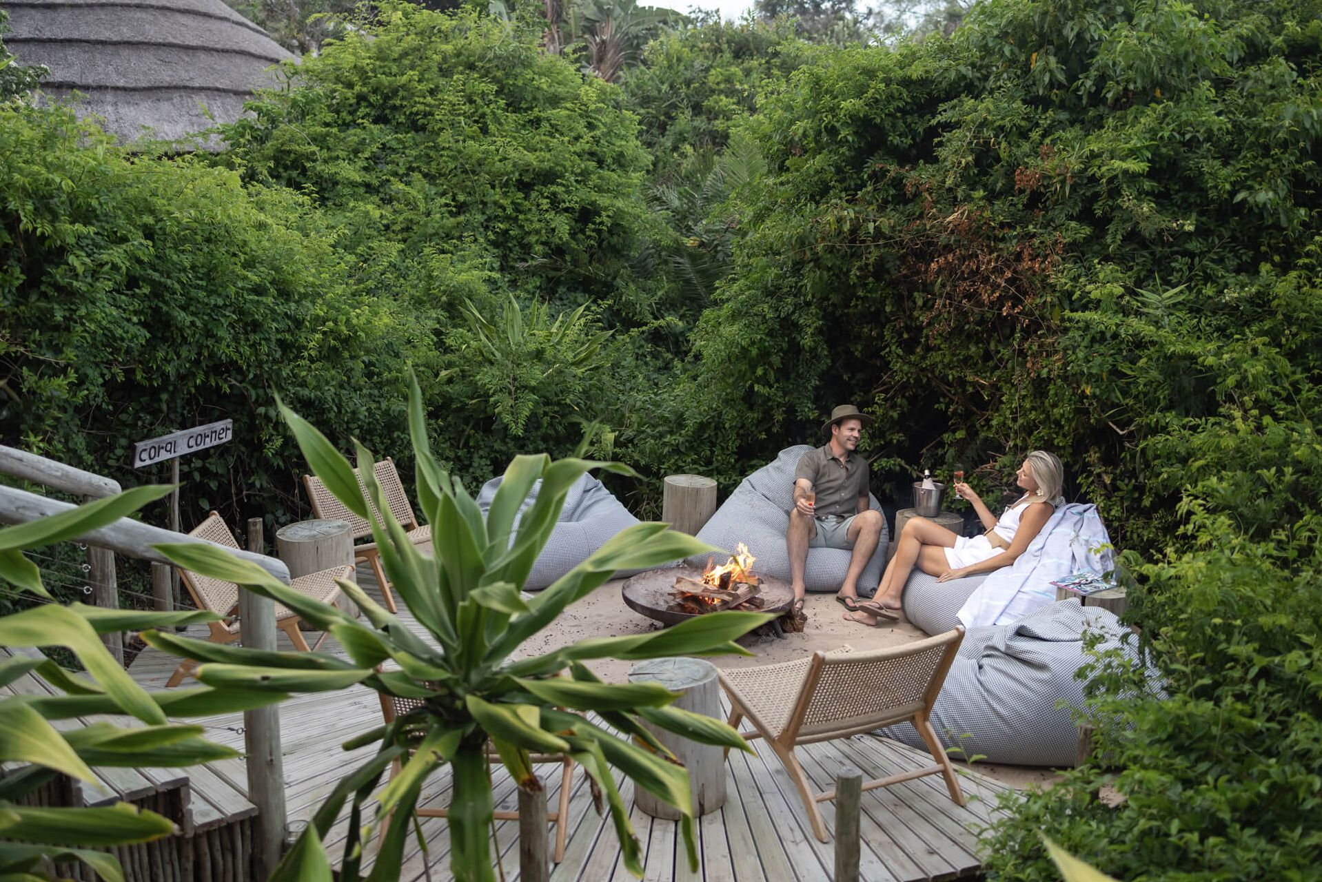Zuid-Afrika iSimangaliso Wetland Park Thonga Beach Lodge Lounge