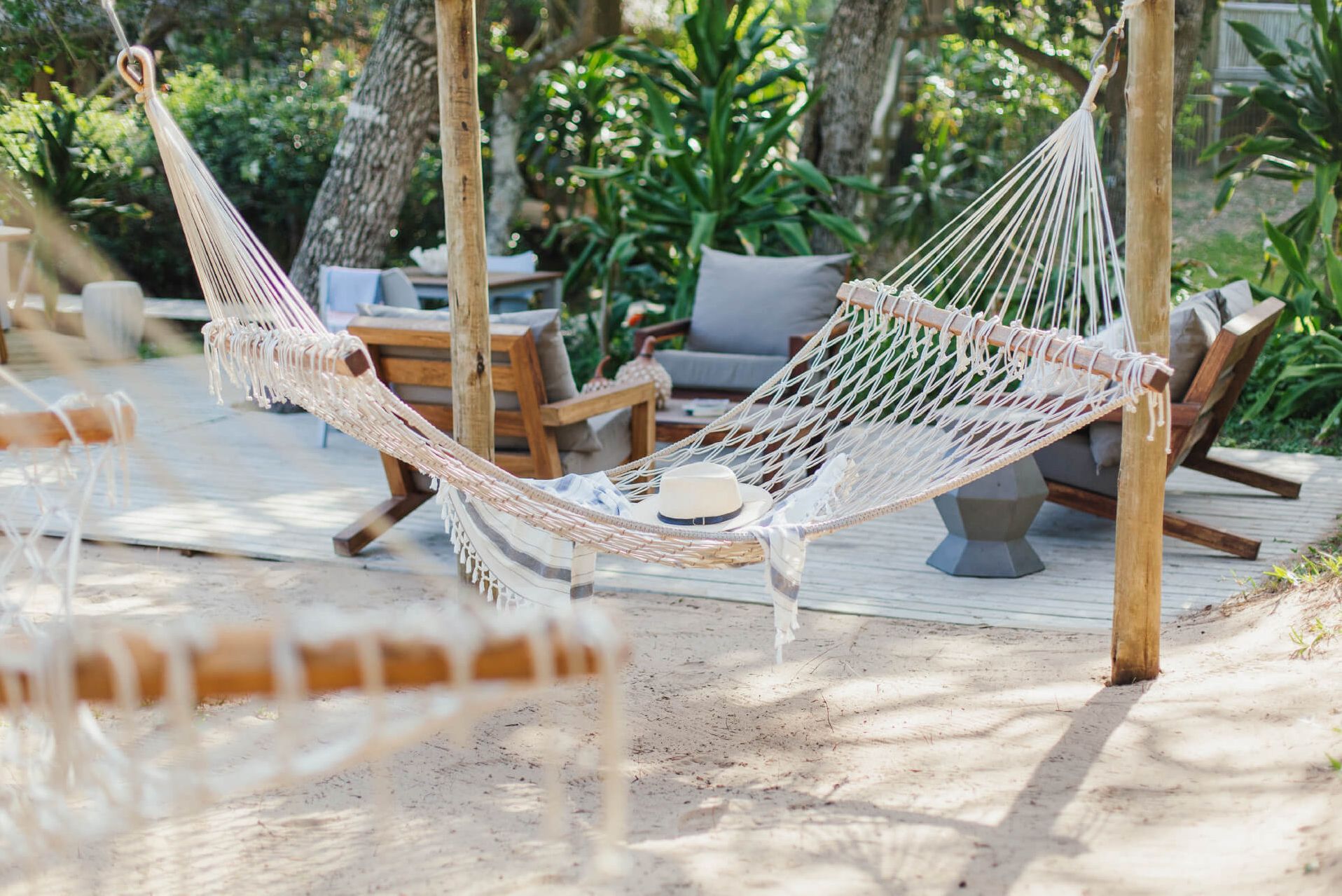 Zuid-Afrika iSimangaliso Wetland Park Thonga Beach Lodge Hangmat