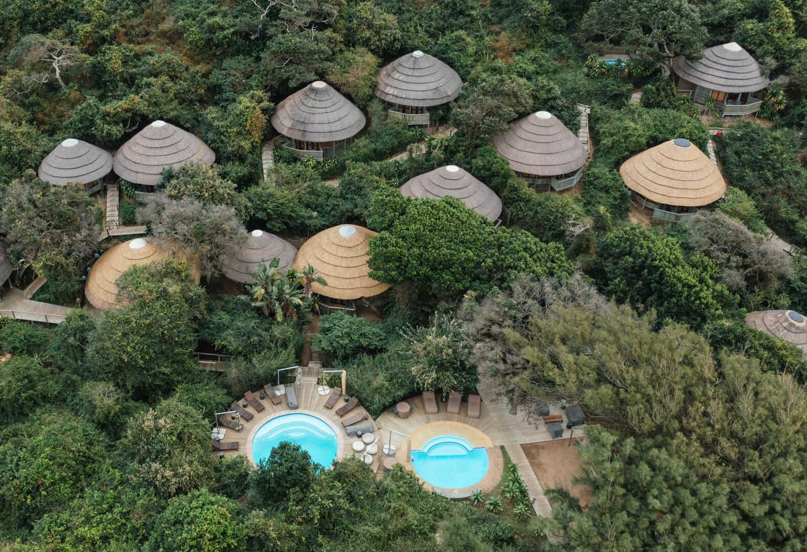 Zuid-Afrika iSimangaliso Wetland Park Thonga Beach Lodge Omgeving