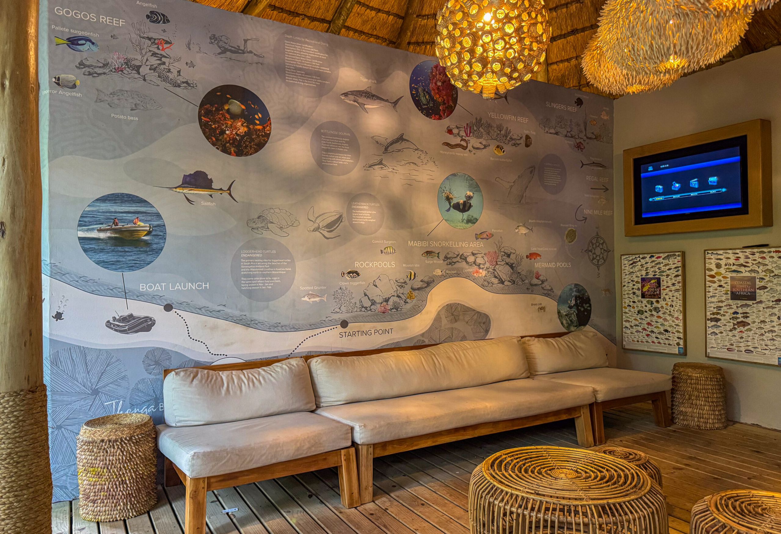 Zuid-Afrika iSimangaliso Wetland Park Thonga Beach Lodge Educatief centrum