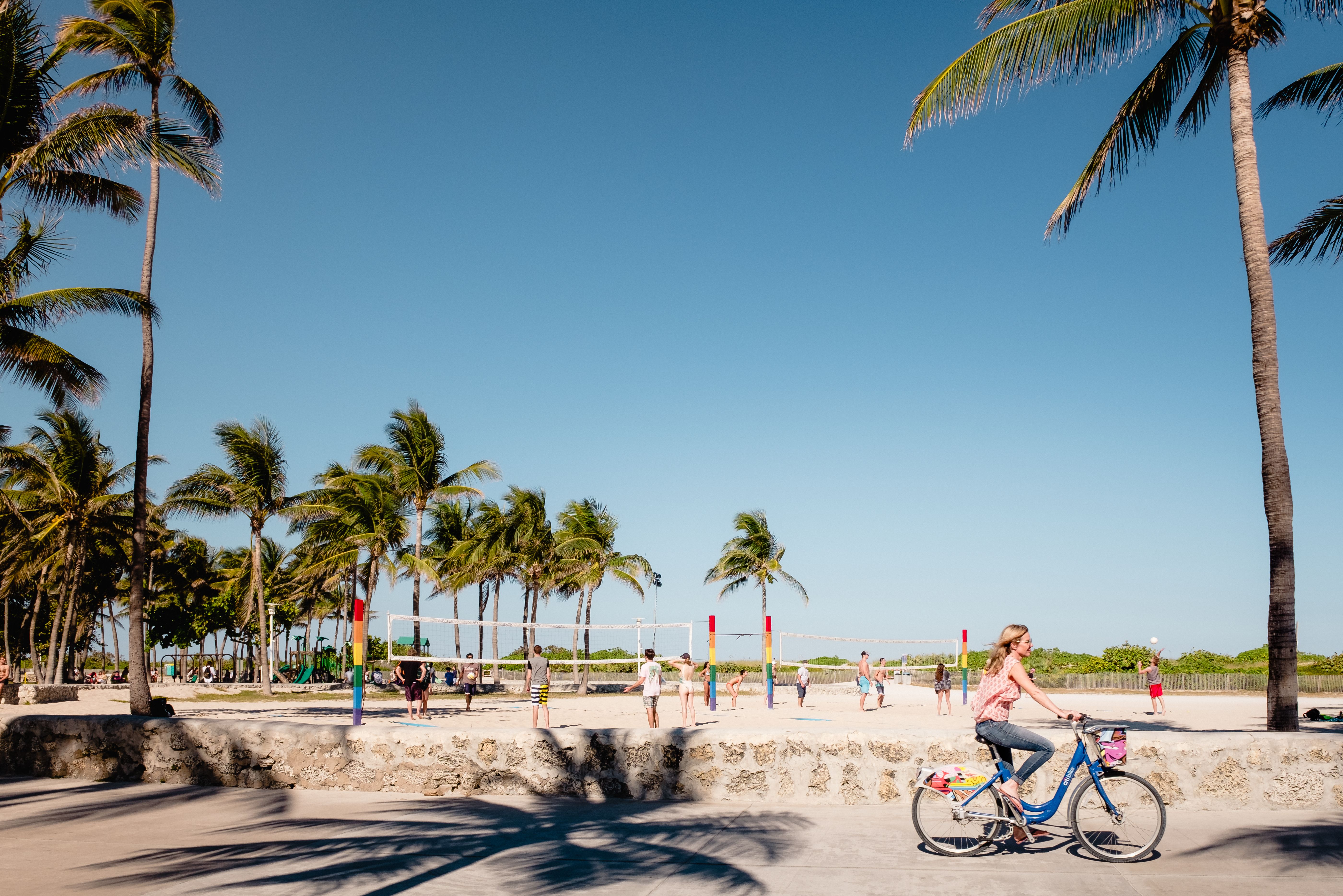 Amerika Florida Miami Beach Fiets