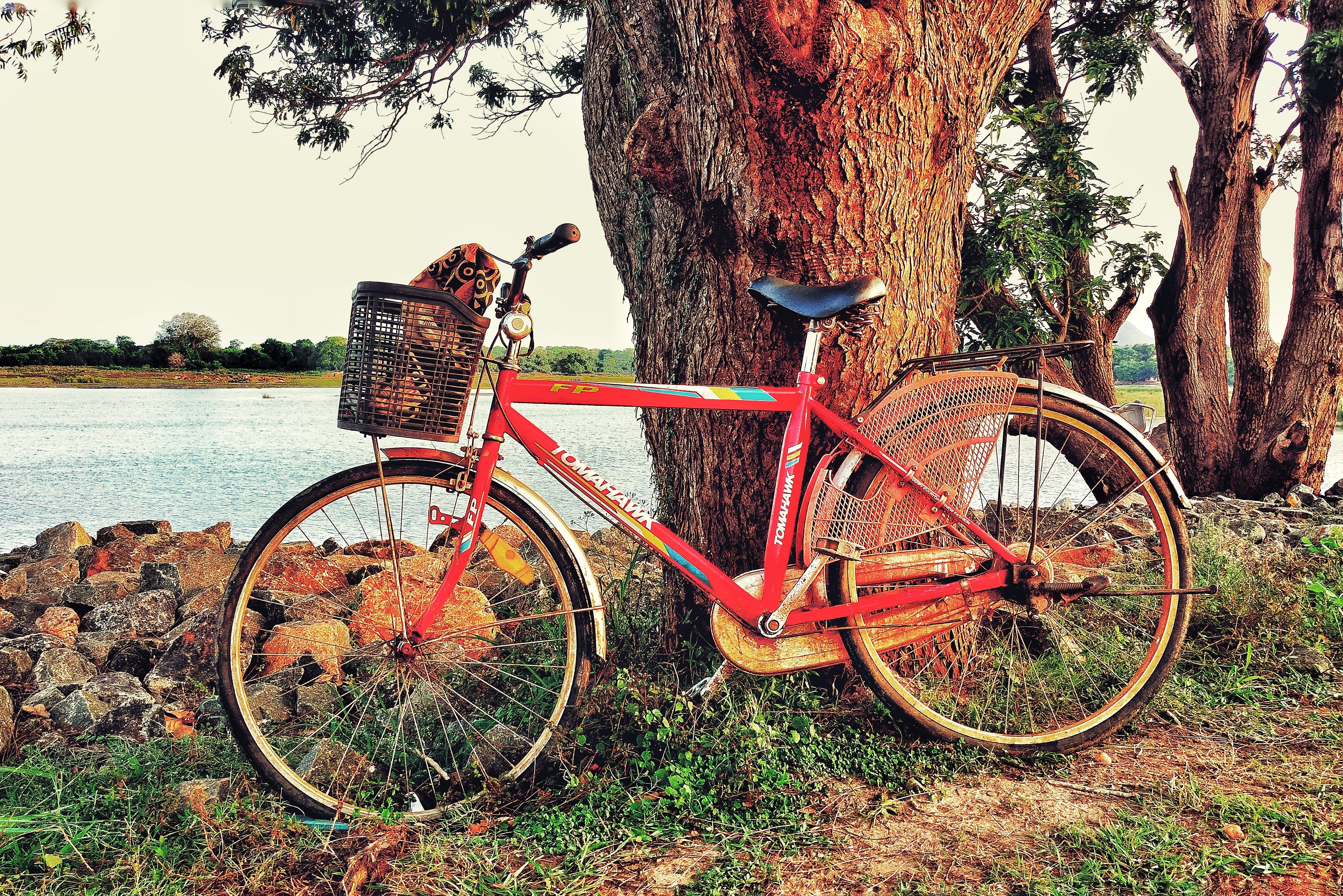 Fiets in Anuradhapura