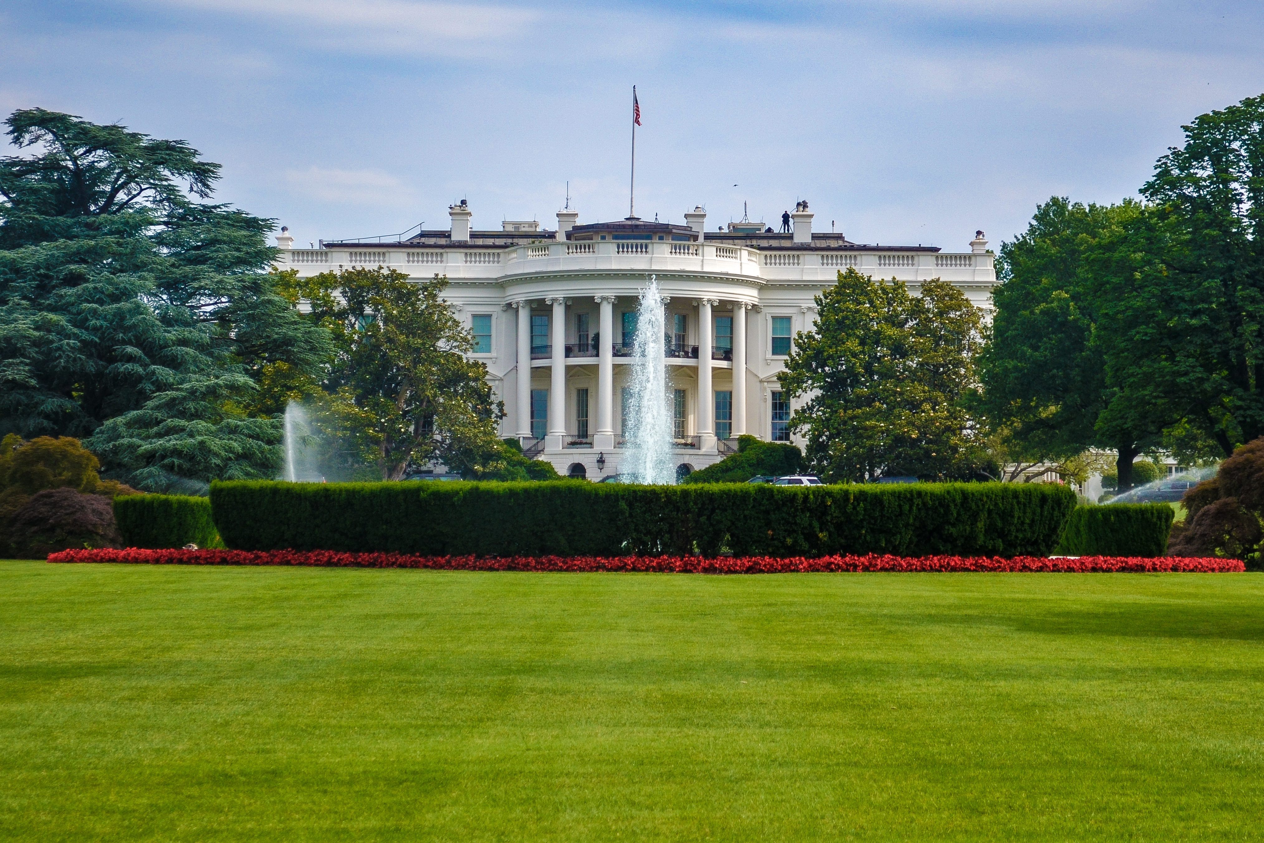 witte huis in washington capitol in amerika