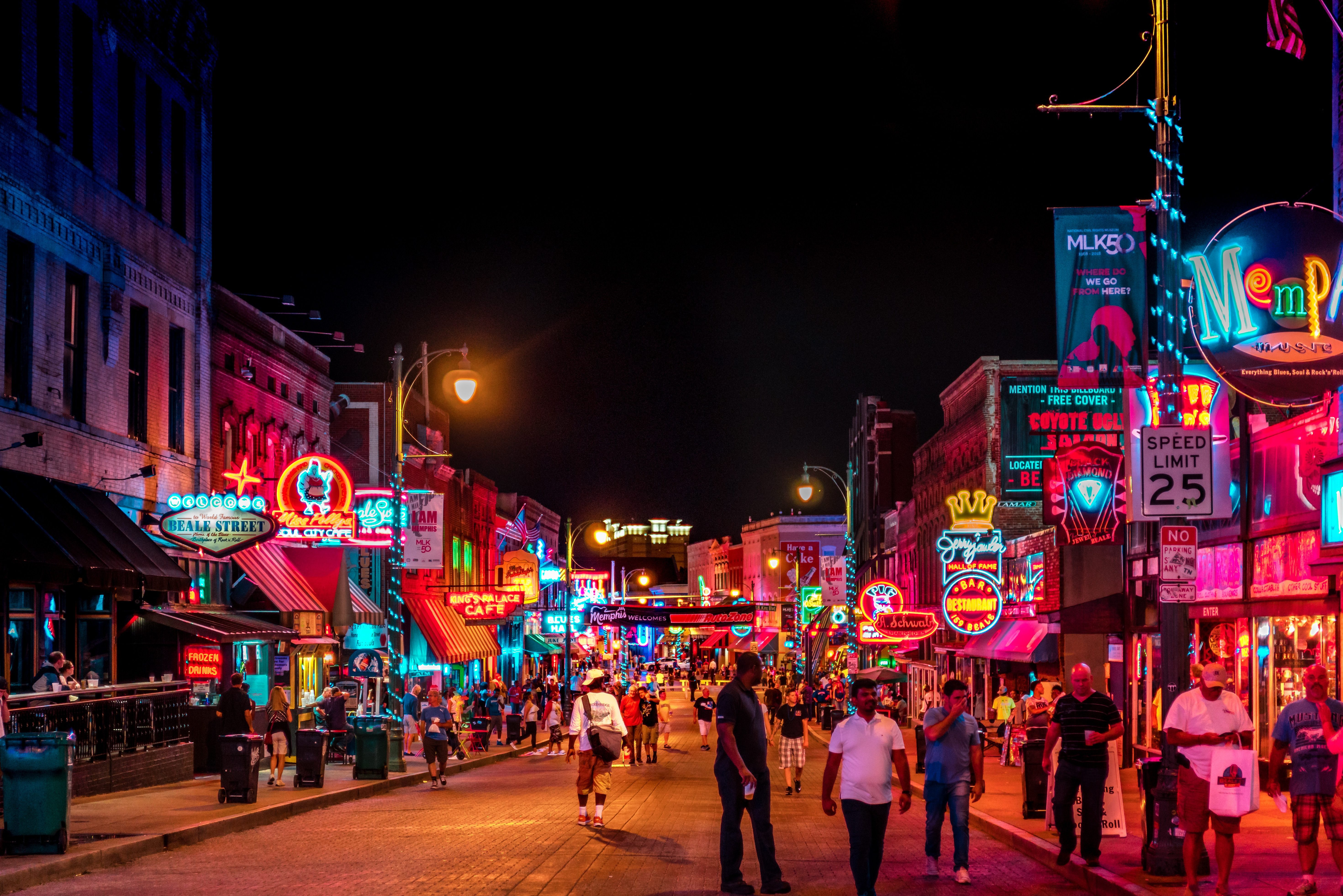 Beale Street in Memphis in Amerika