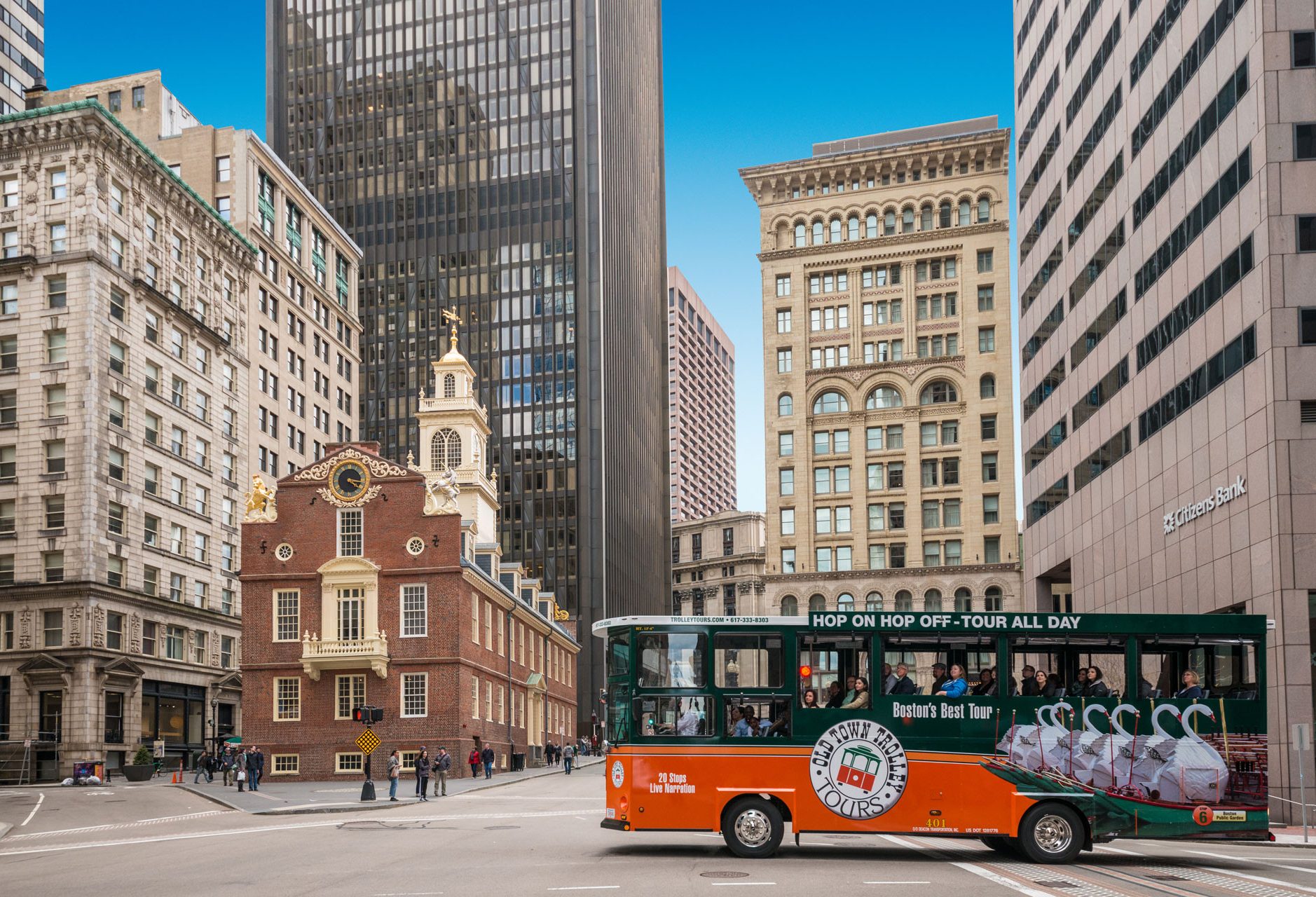 trolley in boston in amerika